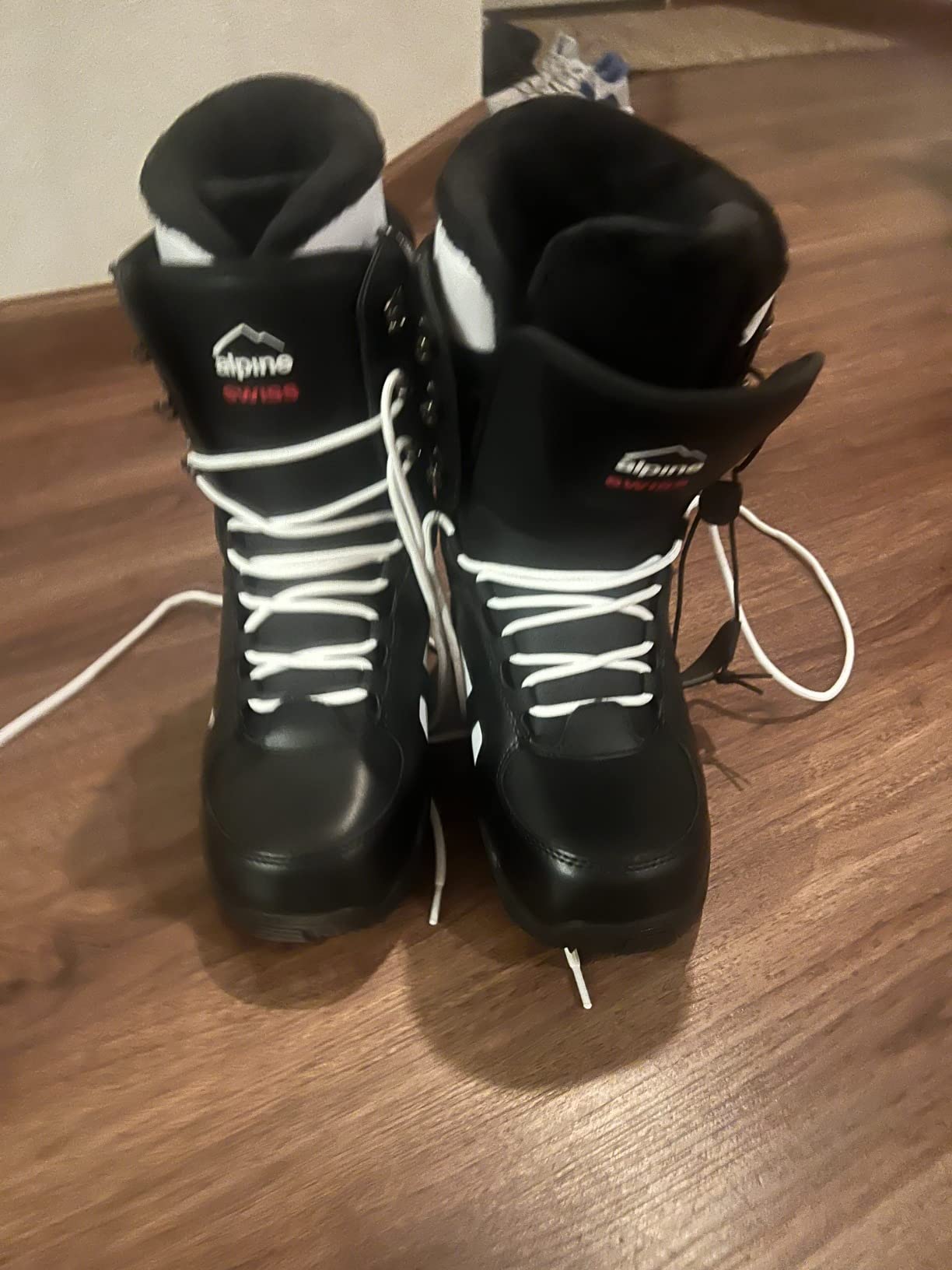 Alpine Swiss Men's Snowboard Boots | Waterproof, Custom-Fit Liner, Medium Flex for All-Mountain Riding, Winter Snow Boots customer photo 2