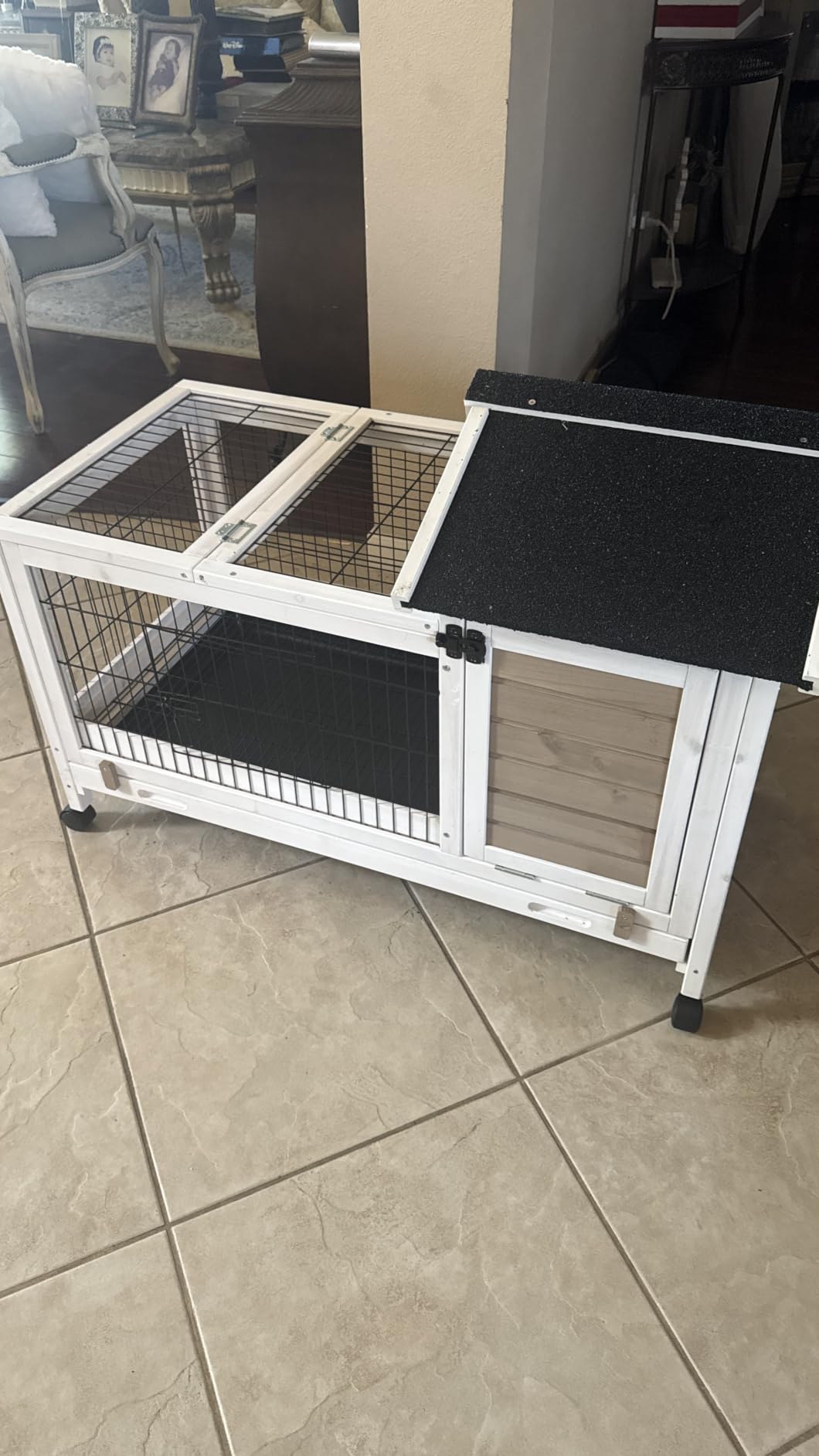 Aivituvin Pet Playpen Guinea Pig Cage Small Animal Rabbit Exercise Pen with Waterproof Floor Liner - Extension Playpen ONLY customer photo 1