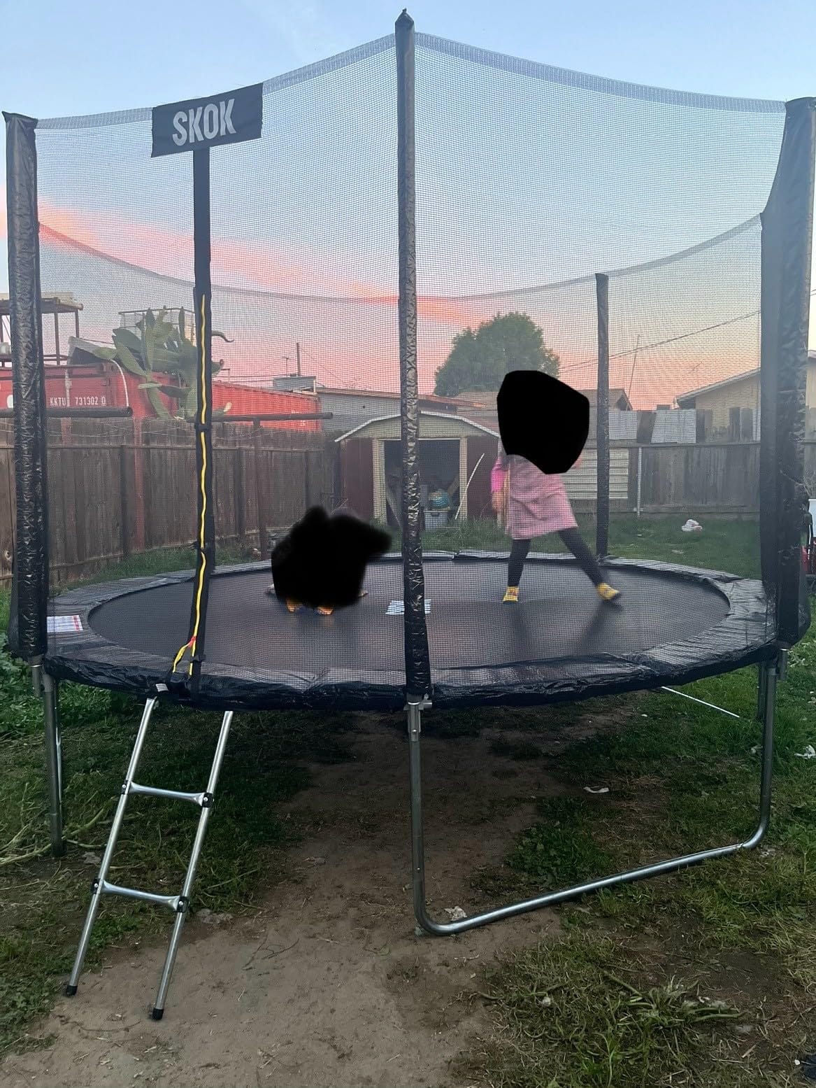 SKOK Trampoline for Kids,400LBS Outdoor Trampoline with Net-ASTM Approved Trampoline for Children and Adults customer photo 1