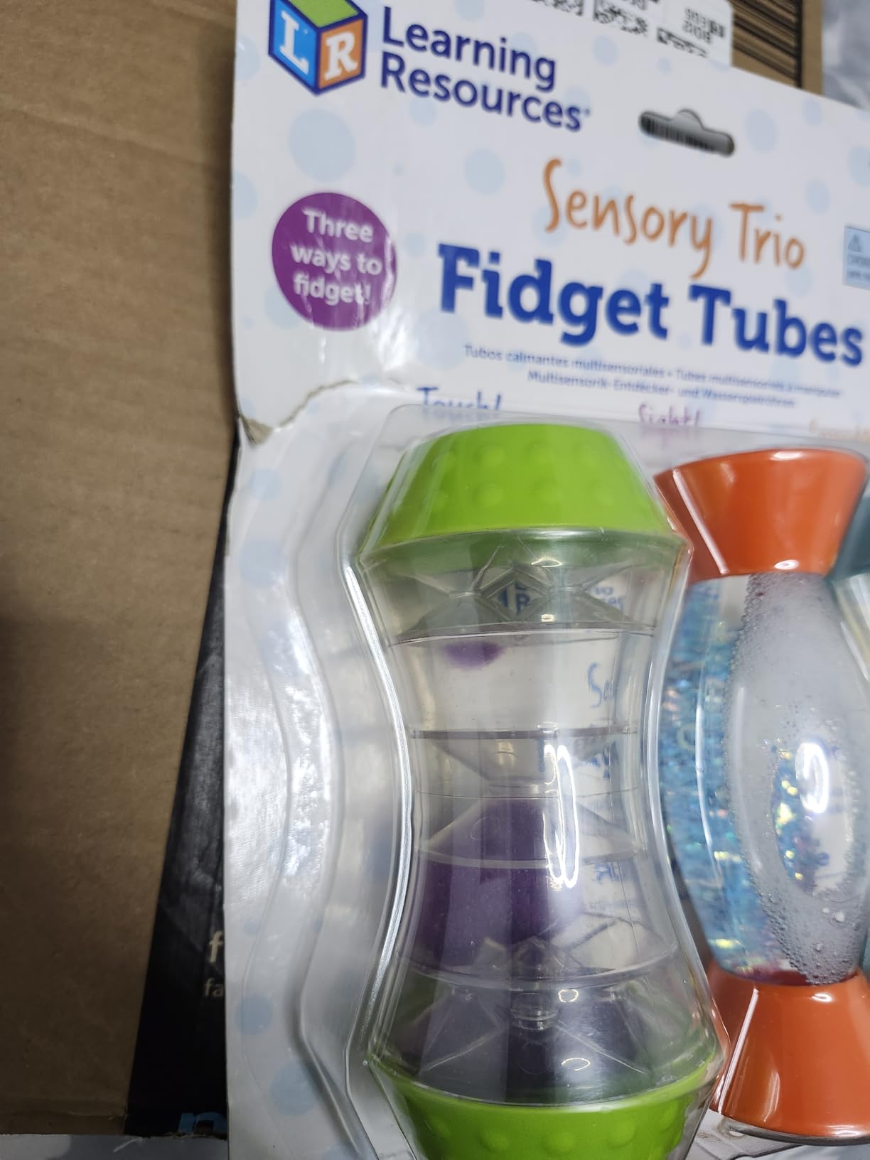 Learning Resources Sensory Trio Fidget Tubes customer photo 2