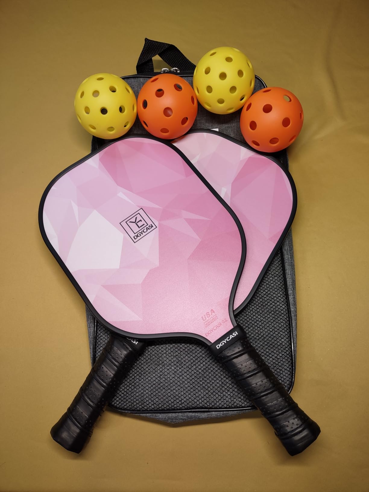 YC DGYCASI Pickleball Paddles Set of 2 USAPA Approved Pickleball Set 2026 customer photo 1