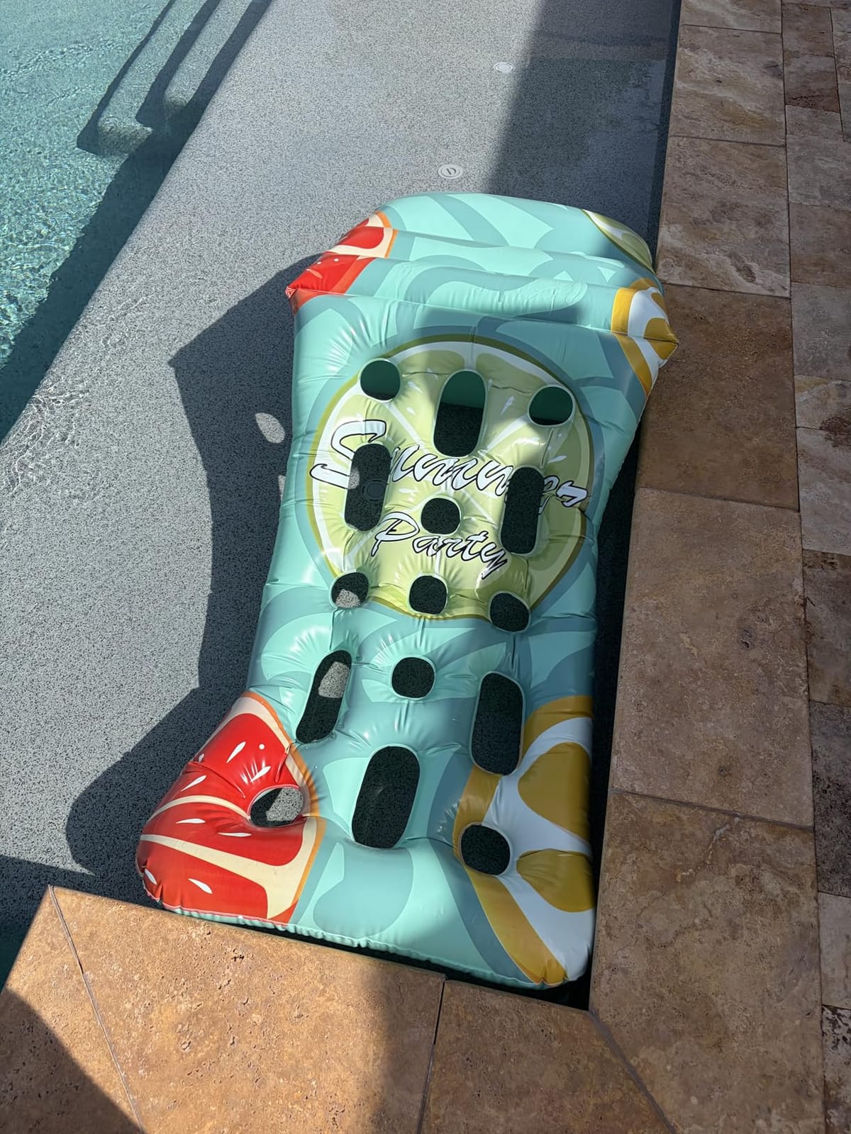 Jasonwell Inflatable Pool Float Adult - Pool Floaties Lounger Floats Floating Chair Raft with Adjustable Backrest Cup Holders Water Floaty Lake Lounge Tanning Floats Beach Party Toys for Adults customer photo 2