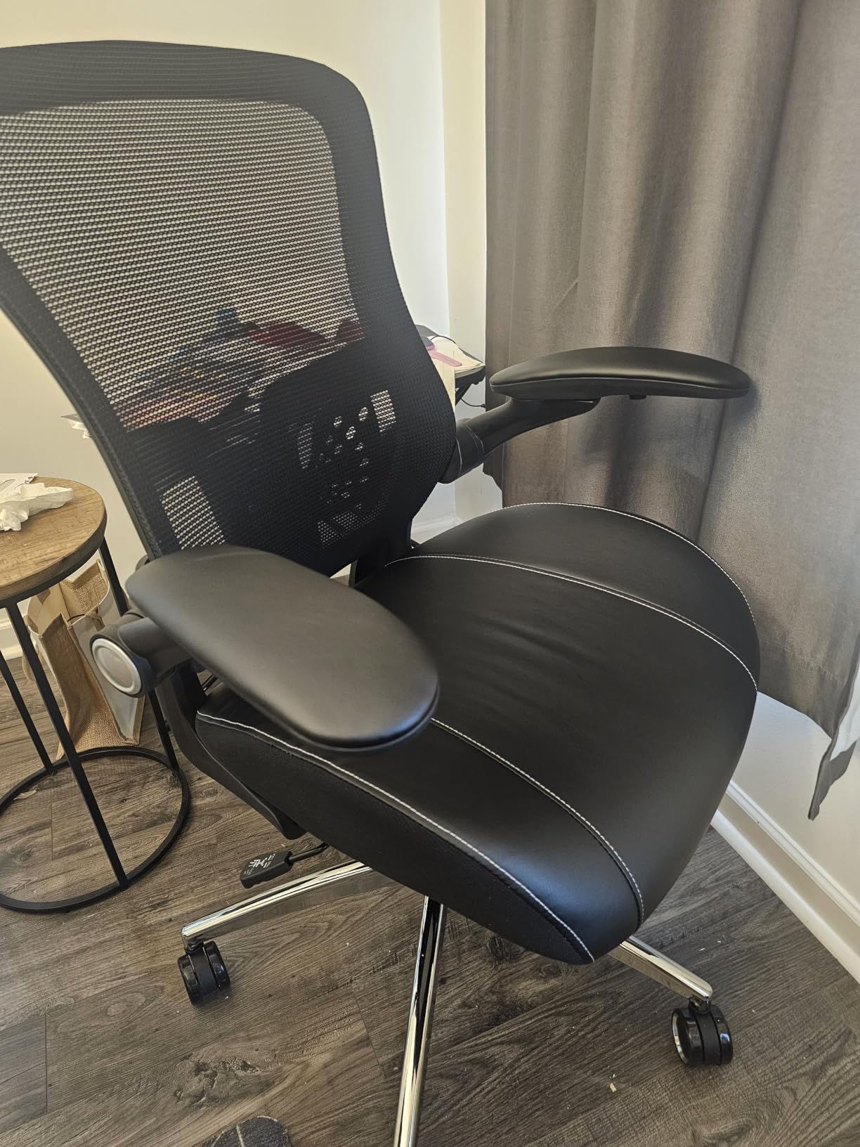 Office Chair Ergonomic Desk Chair-400lbs Big and Tall Heavy Duty, Wide & Soft 3D Modeling Foam Cushion Home Office Desk Chair with Adjustable Seat Height, Executive Computer Task Chair customer photo 1