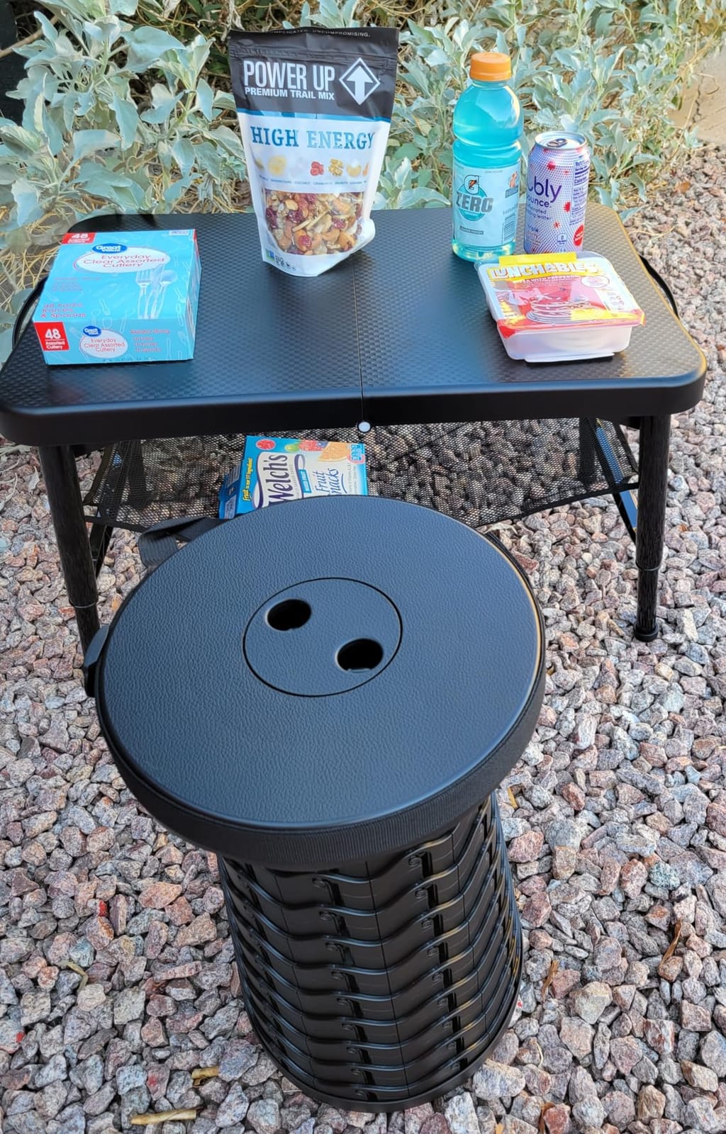 KPR Portable Camping Table and Stool Set, Ultralight Folding Beach Table customer photo 1