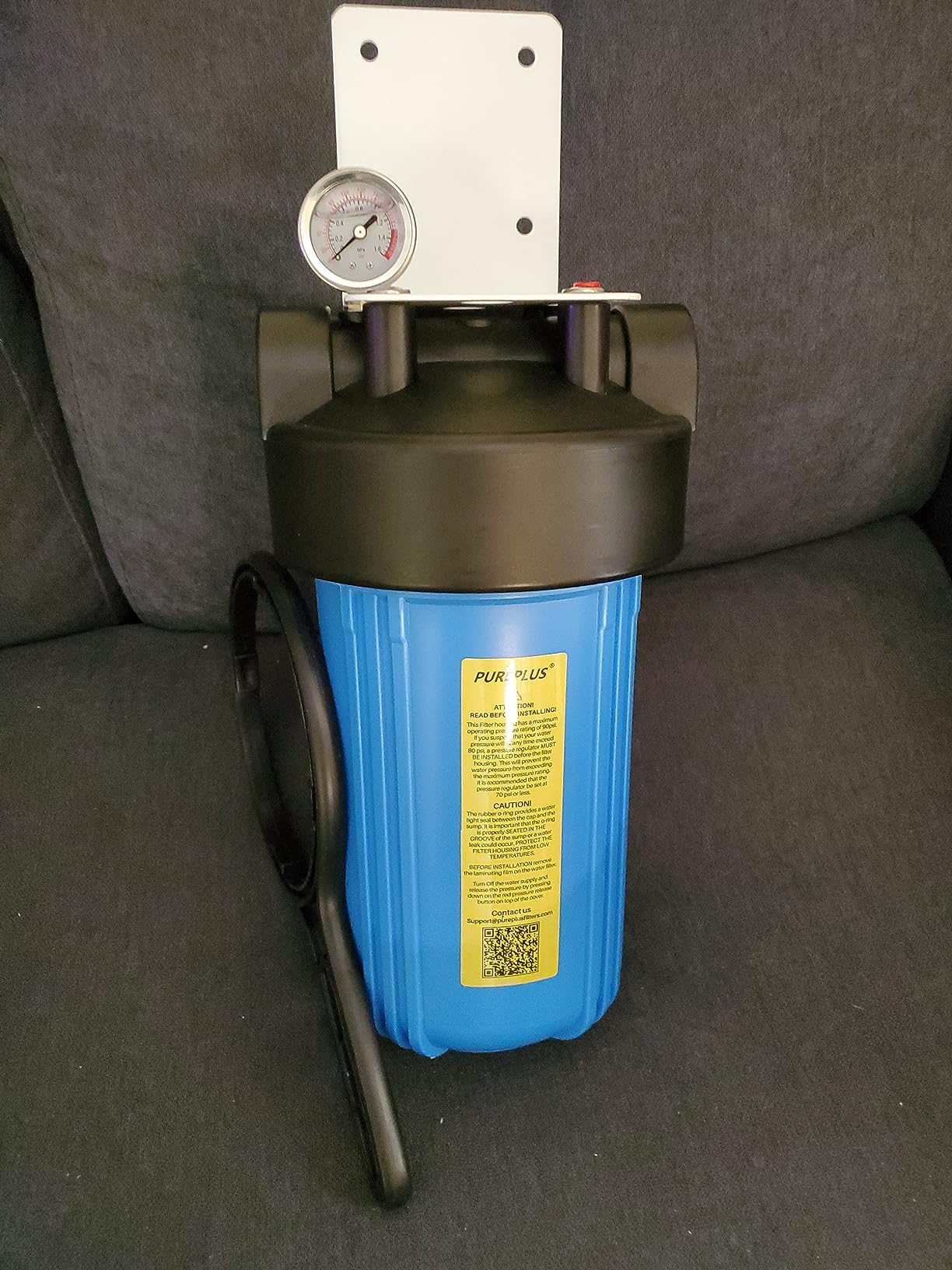 PUREPLUS 1-Stage Whole House Water Filter System, Iron & Manganese Reduce customer photo 2