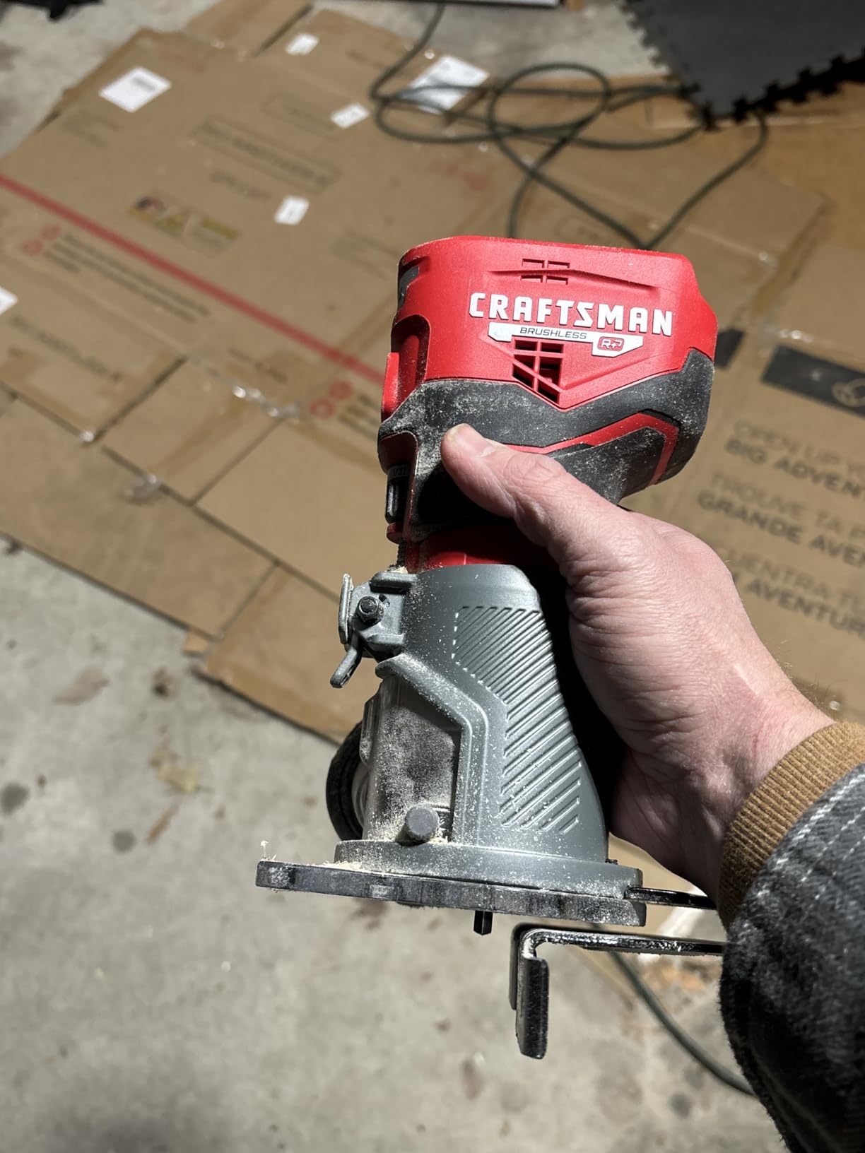 CRAFTSMAN V20 Router Tool, Cordless, Variable Speed, Fixed Base Router with Depth Adjustment, Bare Tool Only (CMCW400B) customer photo 2