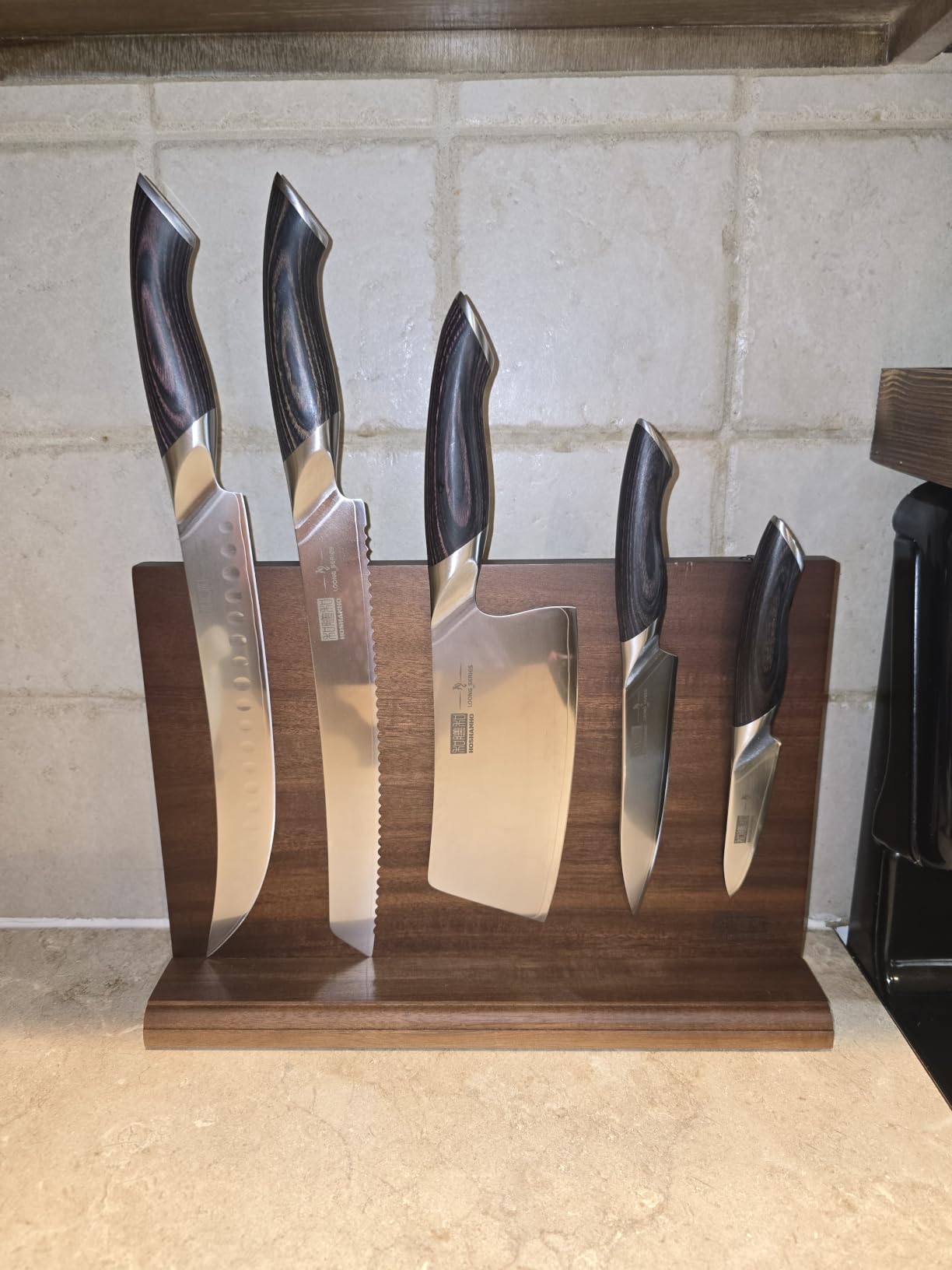 HOSHANHO Magnetic Knife Block 14 x 10