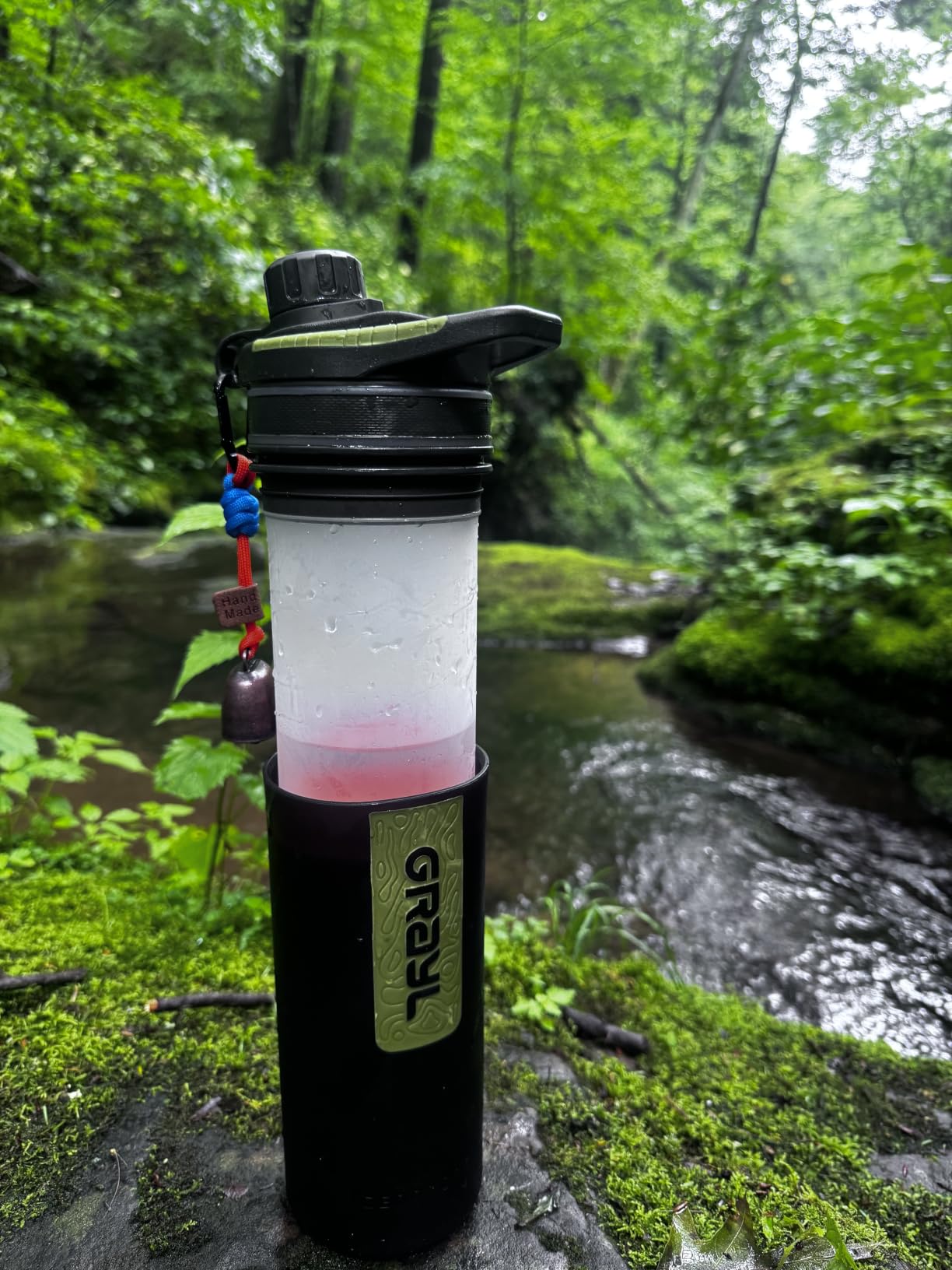 GRAYL GeoPress 24 oz Water Purifier & Water Filter Bottle, Black Camo customer photo 2