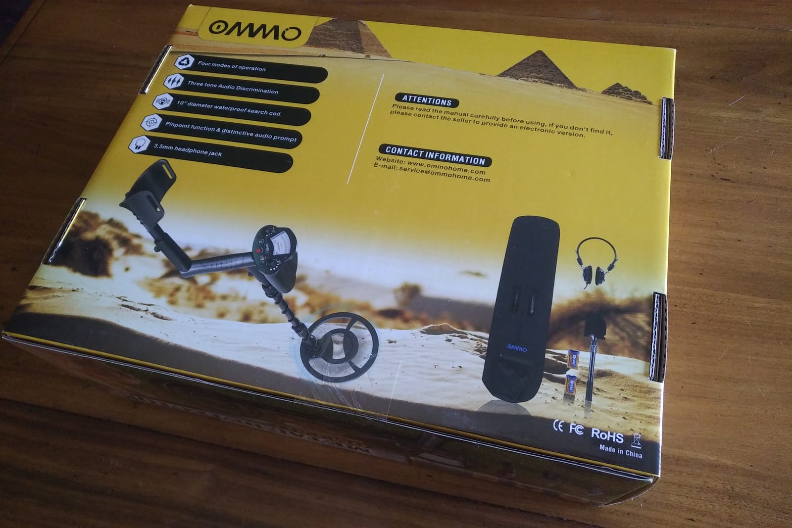 OMMO Kids Metal Detector, Adjustable 27.5