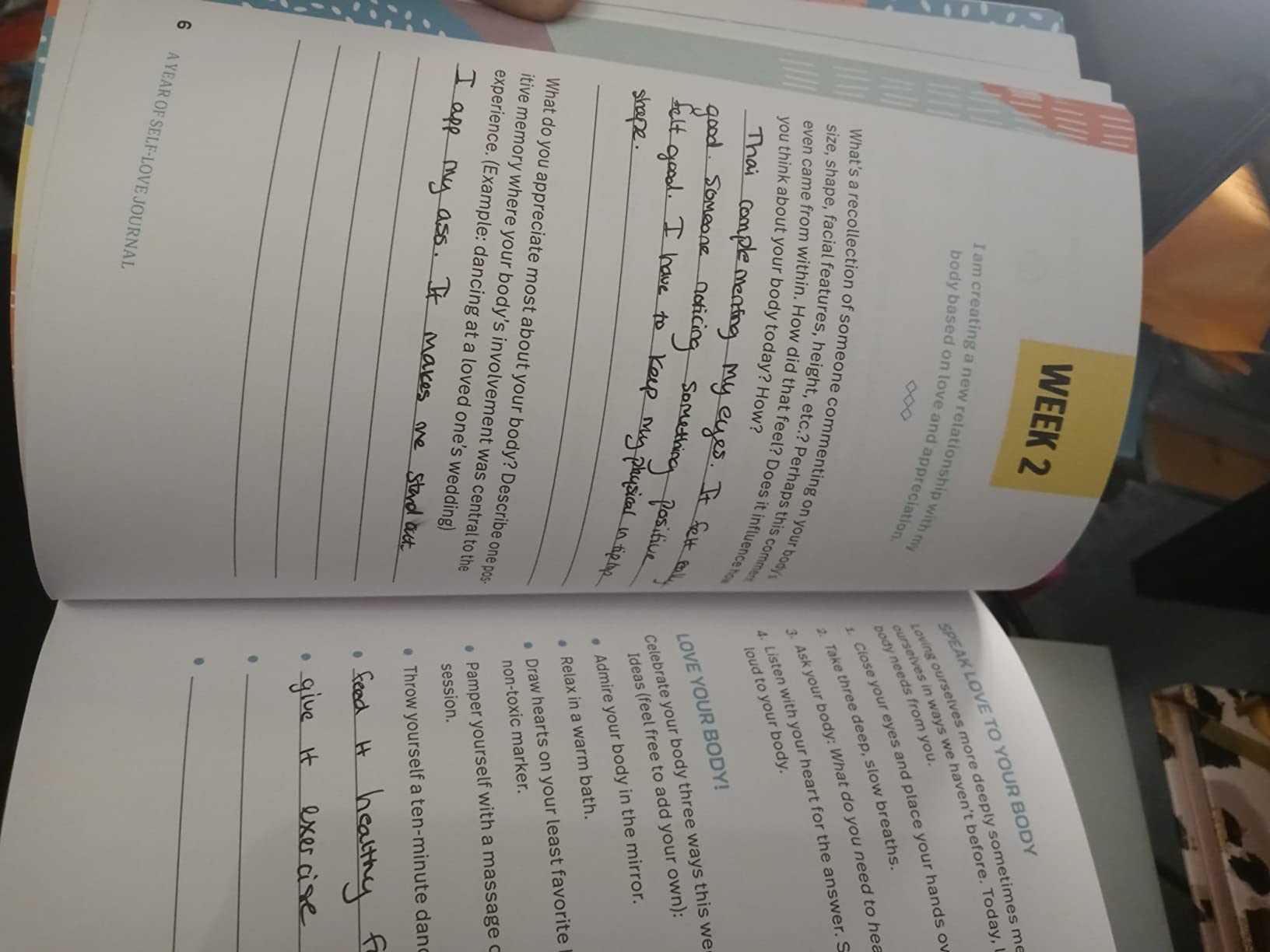 A Year of Self-Love Journal: 52 Weeks of Prompts and Practices for Loving Who You Are (A Year of Reflections Journal) customer photo 2