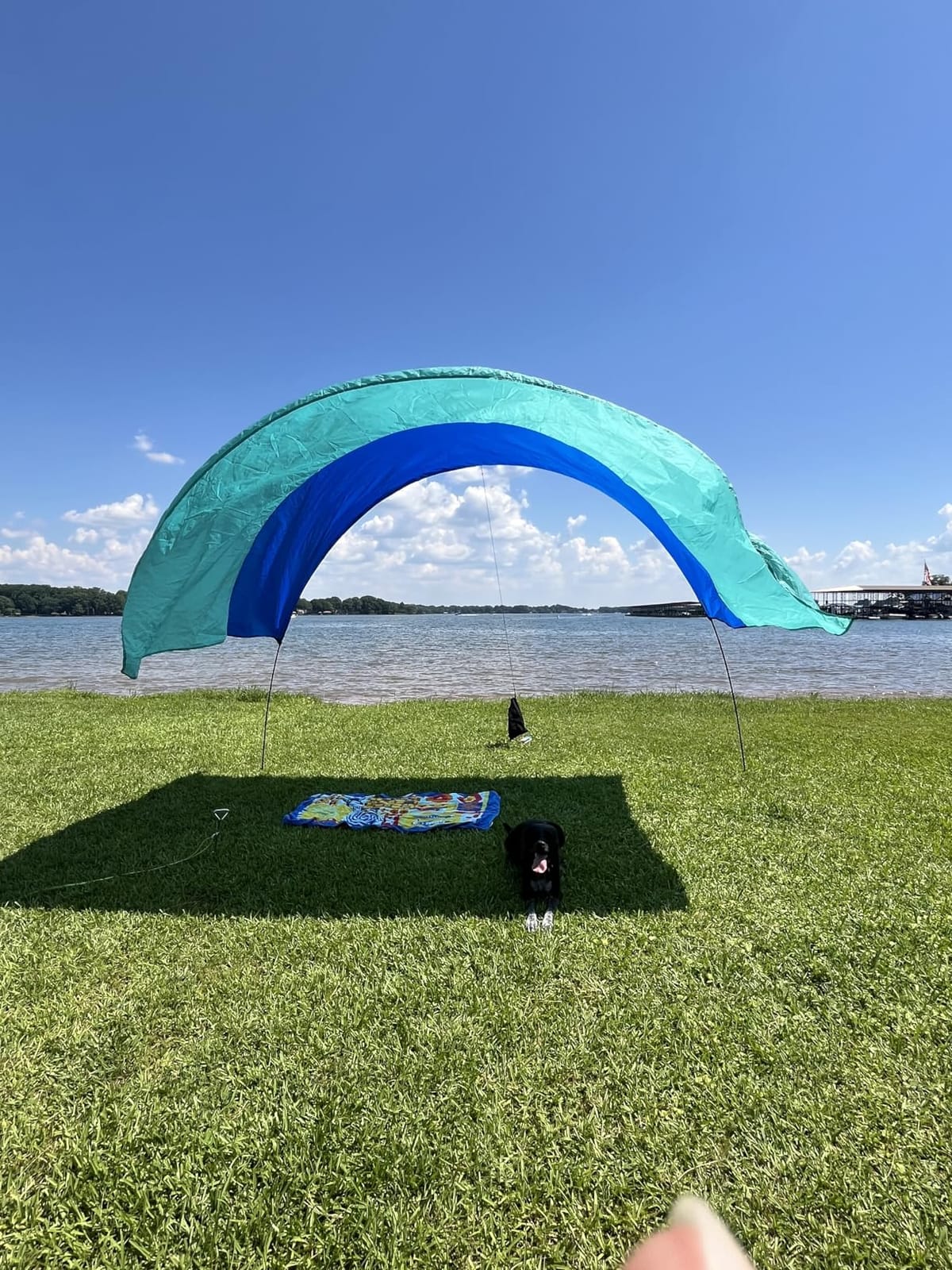 Shibumi Shade (Previous Generation) - World's Best Beach Shade. The Original Wind Powered® Beach Shade. Lightweight, Easy to Set up and Great for Groups up to 8 People customer photo 1