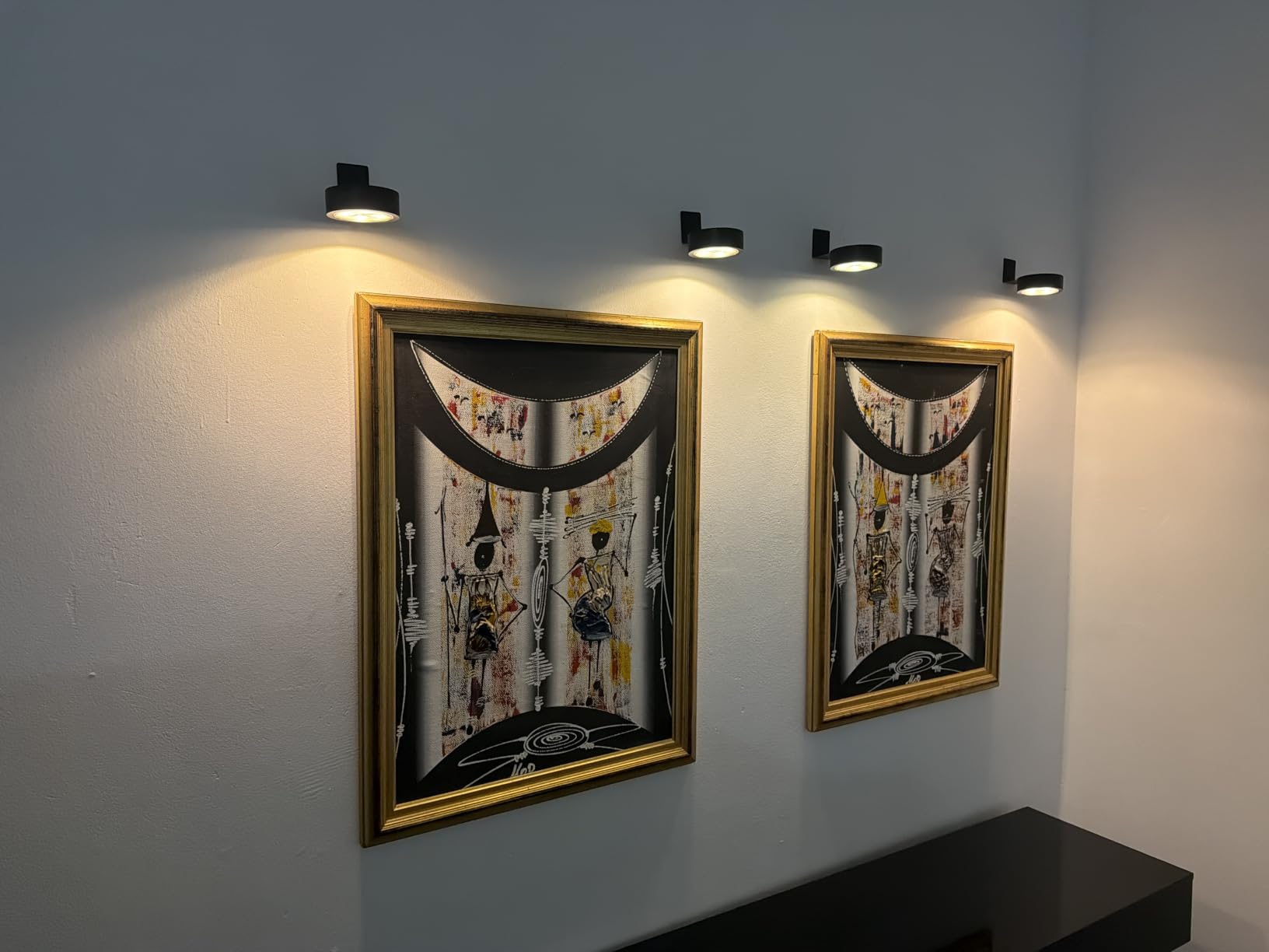 Xuolder Battery Operated Picture Lights Magnetic Paining Light with Remote customer photo 1