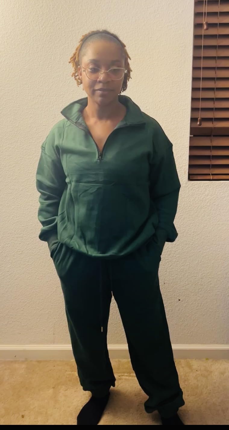 AUTOMET Women's Sweatsuits 2 Piece Outfits Lounge Sets customer photo 1