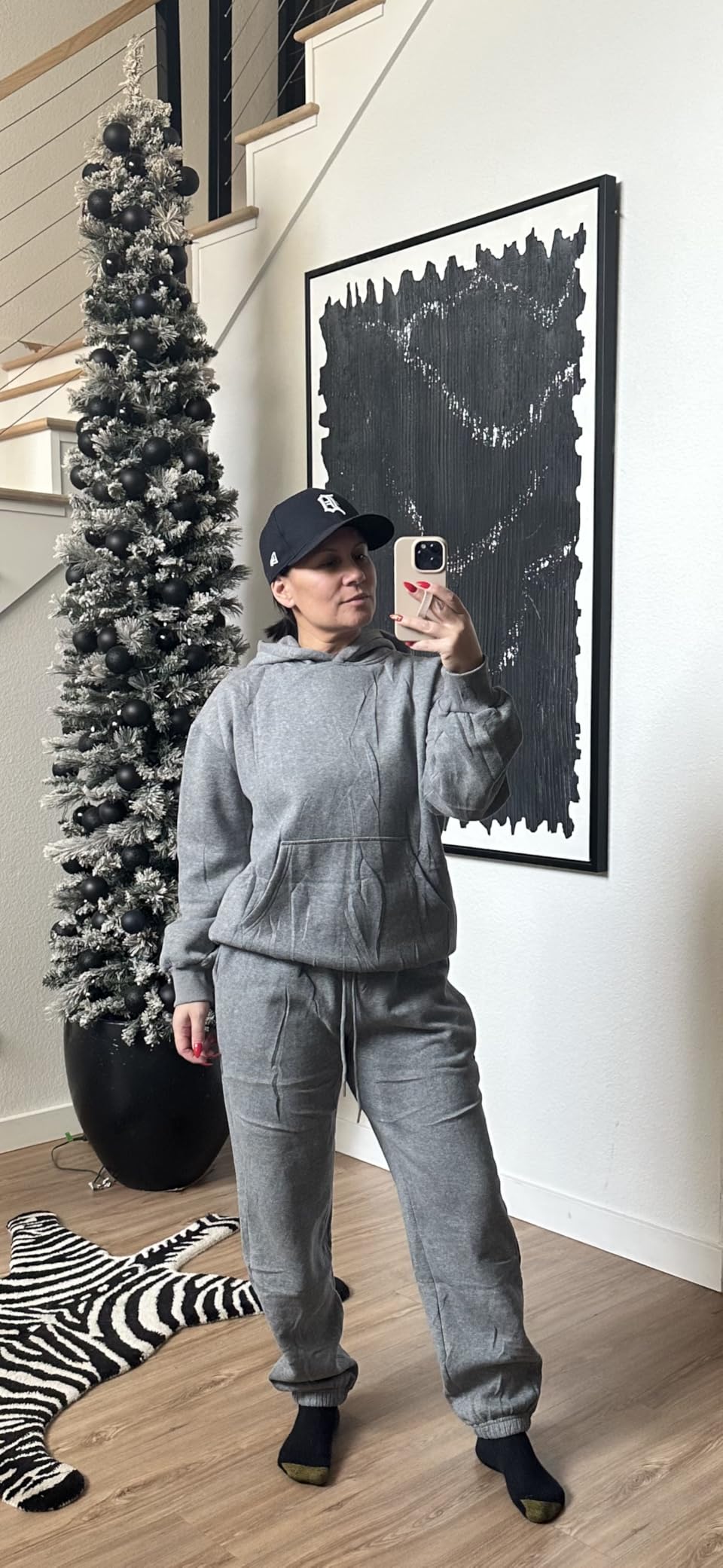 AUTOMET Womens 2 Piece Lounge Sweat Sets Fall Fashion Matching Sweatsuits customer photo 2