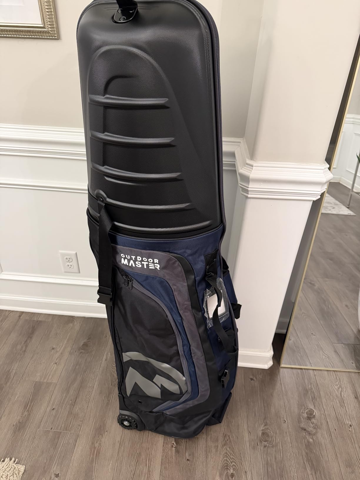 OutdoorMaster Golf Travel Bags for Airlines with Wheels and Hard Case Top customer photo 2