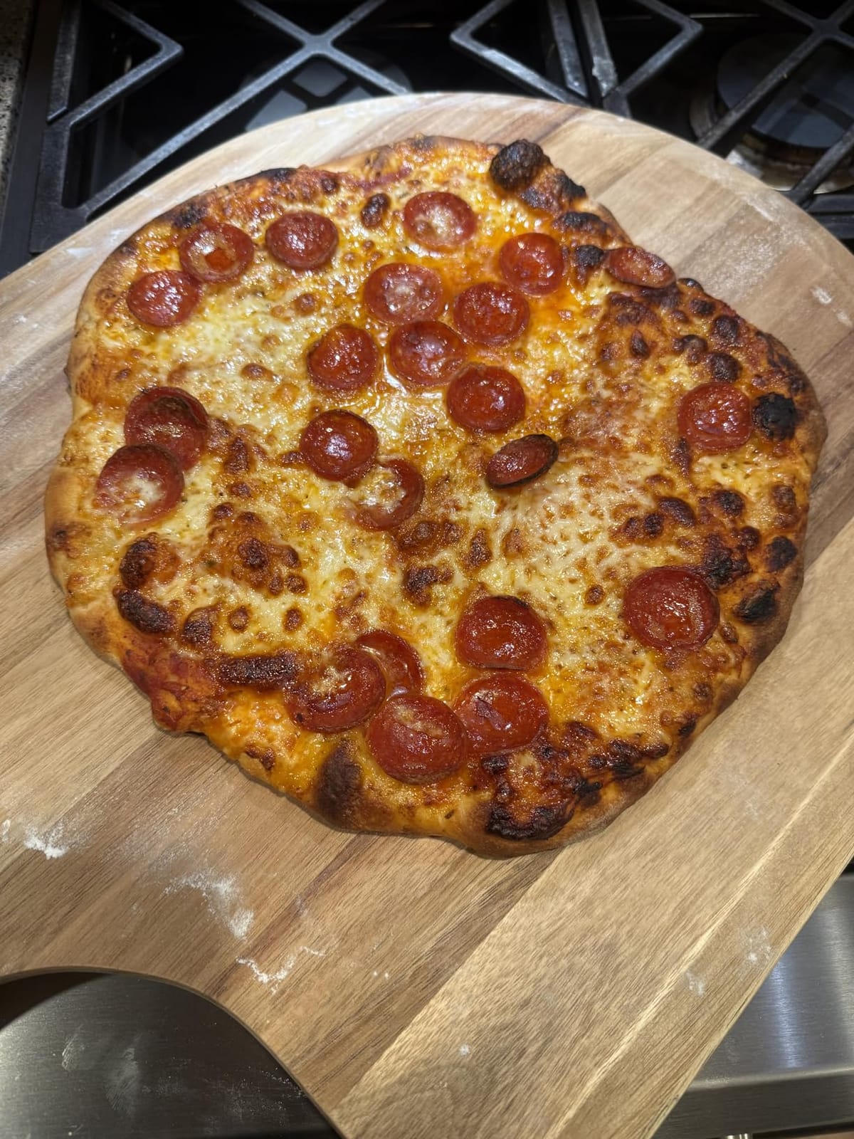 16-Inch Pizza Stone Set for Oven and Grill with Peel, Cutter and Brush customer photo 1
