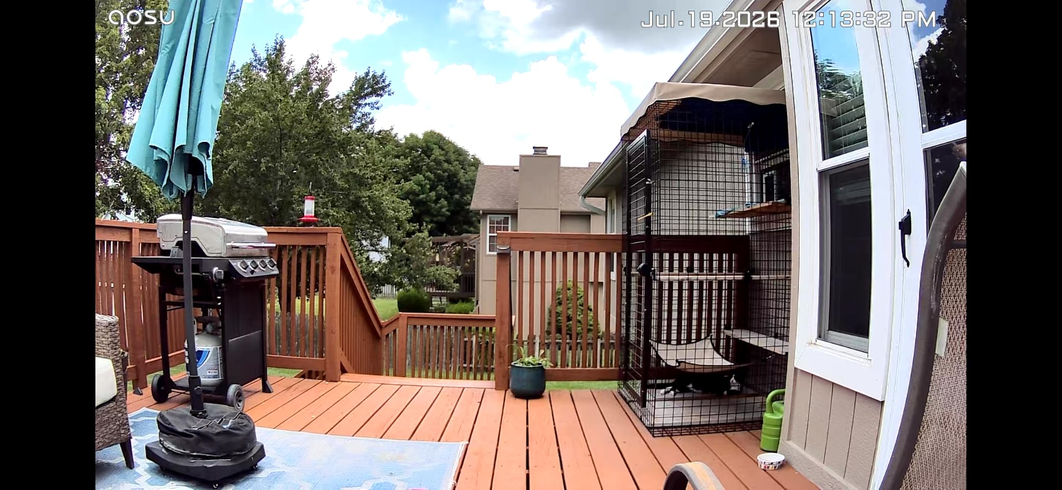aosu Solar Camera Outdoor Wireless for Home Surveillance,Fixed Solar Panel customer photo 1
