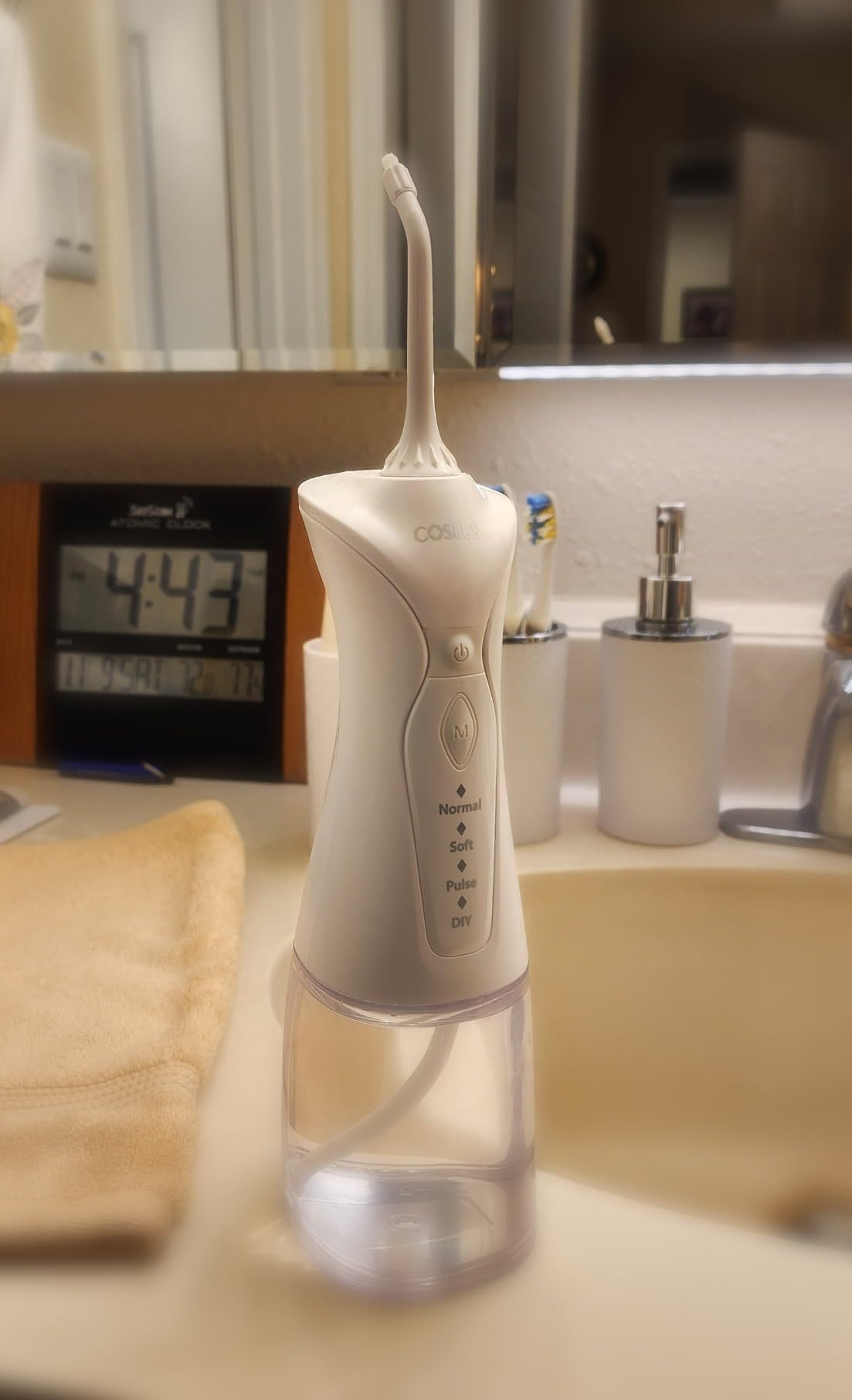 COSLUS C30 Portable Water Dental Flosser Pick Teeth, Upgraded DIY Mode customer photo 1