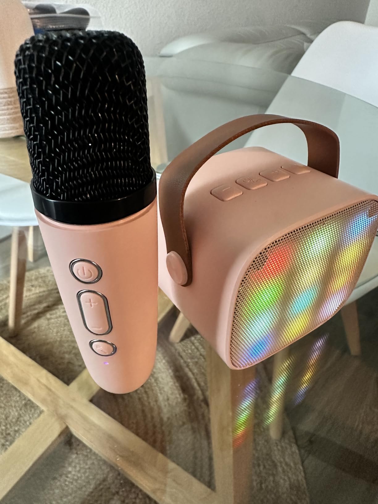 YLL Karaoke Machine for Kids,Birthday Gifts for Girls 3 4 5 6 7 8+Years Old customer photo 2