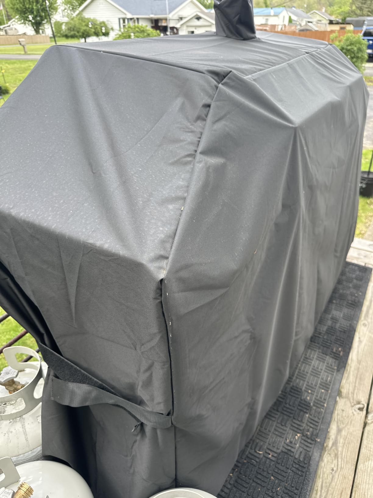Comnova Grill Cover for Pit Boss 820-850 - Z Grill 700 - Premium Wood Pellet Smoker Cover for Pitboss Waterproof & Heavy Duty, 600D Pellet BBQ Cover for Pit Boss 820 Deluxe, Pro 850 and Z Grill 700 customer photo 2