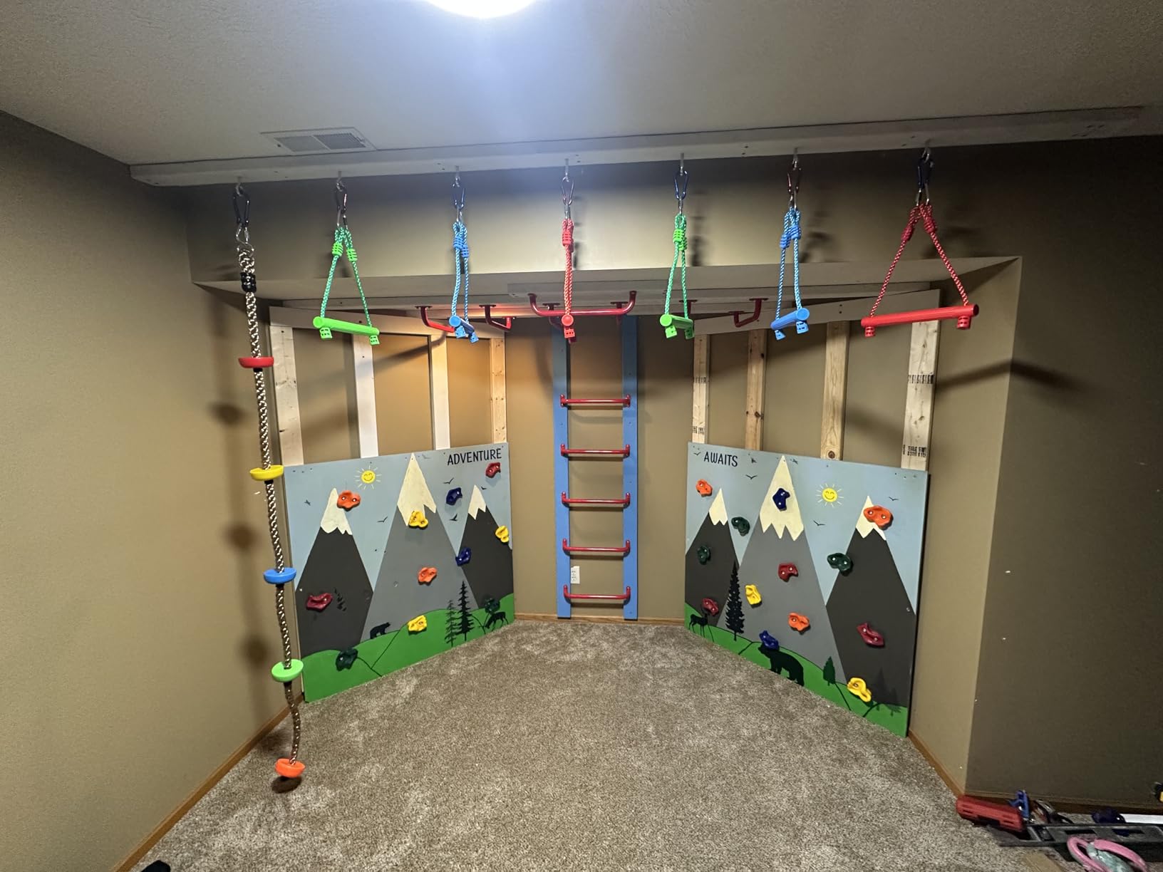 17'' Green Playground Handles Indoor Kids Monkey Bars Ladders 6 Pack customer photo 2