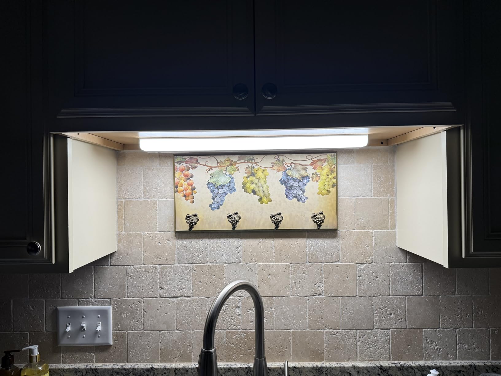 24” LED Direct Wire Under Cabinet Light - Dimmable Undercounter LED Lights for Kitchen - Selectable CCT 2700K-5000K, 612-648 Lumens, 9W - UCB Series Hardwired Under Cabinet Lighting by NICOR Lighting customer photo 1