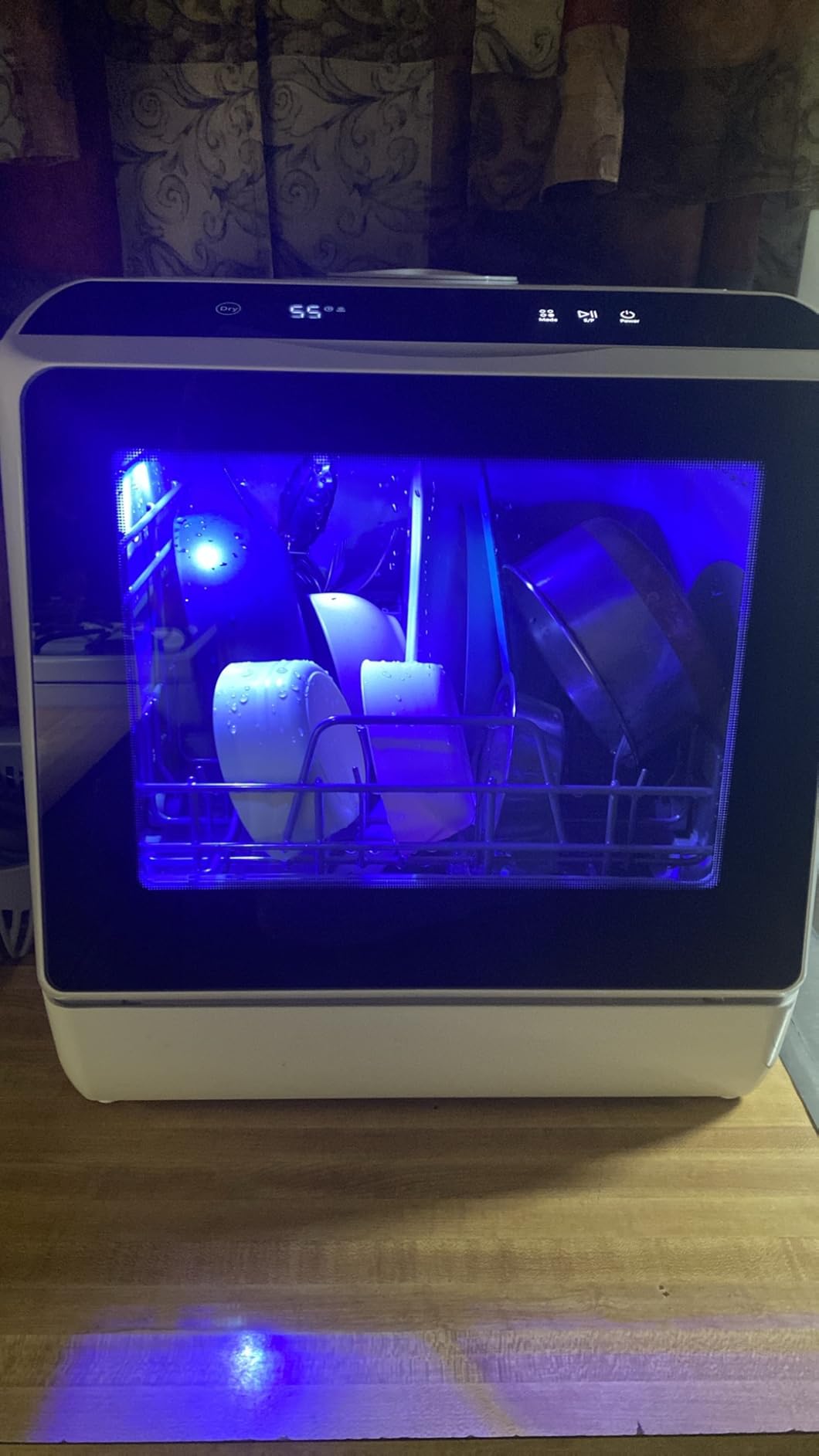 EUHOMY 6 Programs Countertop Dishwasher Portable, 40dB, 360° Coverage customer photo 1