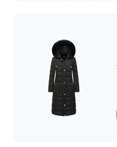 MOERDENG Women's Waterproof Long Winter Down Coats Warm Puffer Jacket Parka customer photo 2