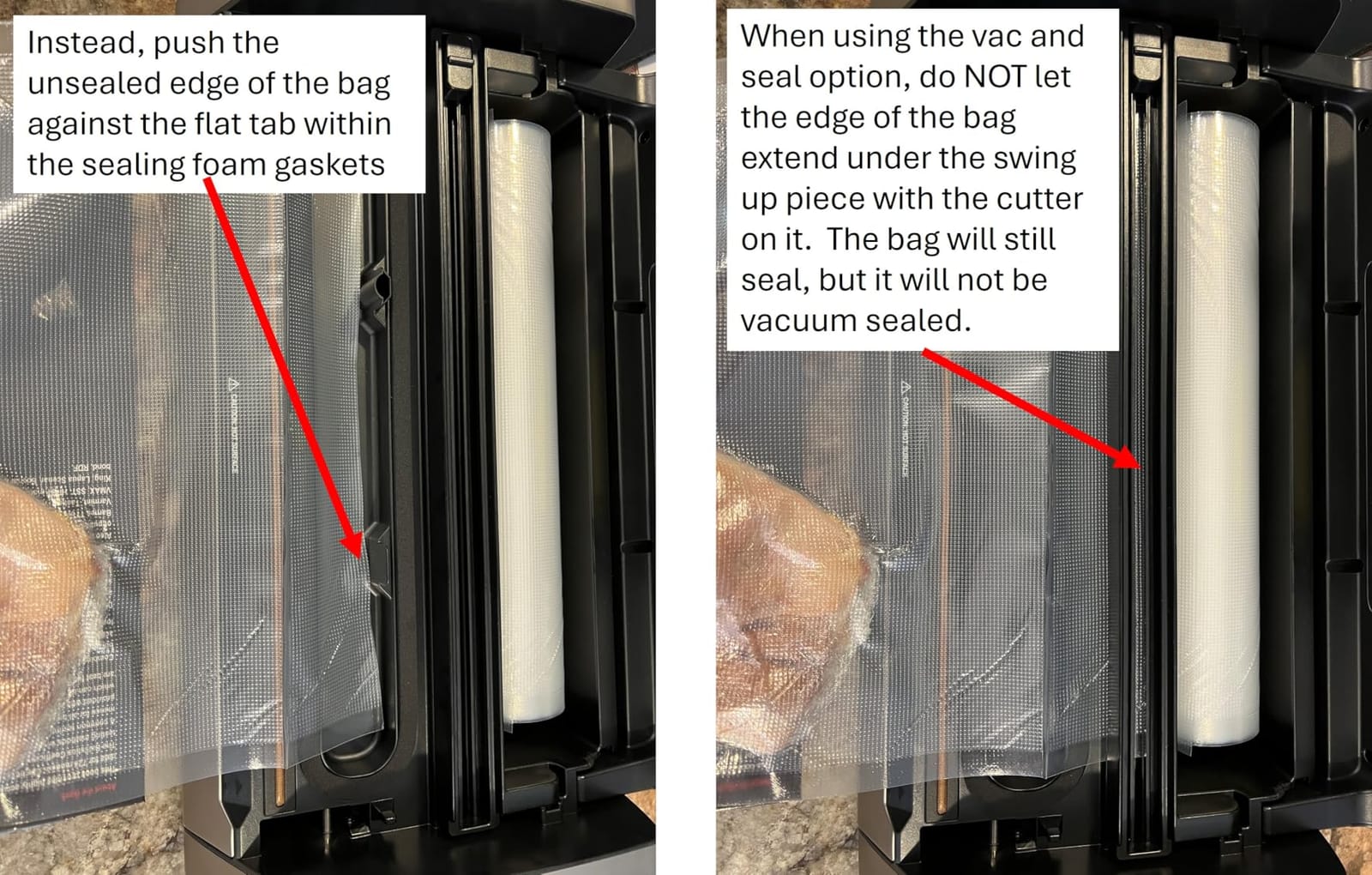 Bonsenkitchen Vacuum Sealer with Easy Handle Design,1 Bag Roll & 10 Bags customer photo 1