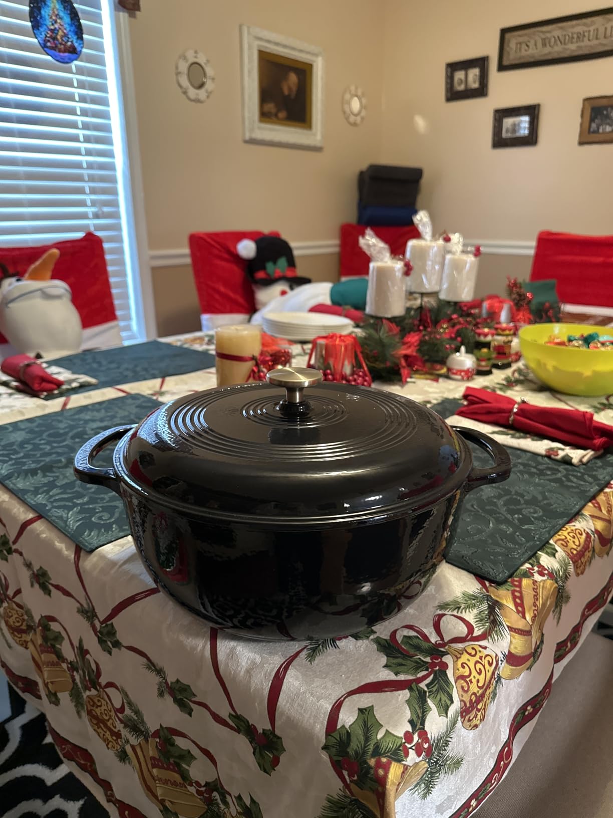 Best Choice Products 6 Quart Enamel Cast-Iron Round Dutch Oven, Family Style Heavy-Duty Pre-Seasoned Cookware for Home, Kitchen, Dining Room, Oven Safe w/Lid, Dual Handles - Sage Green customer photo 1