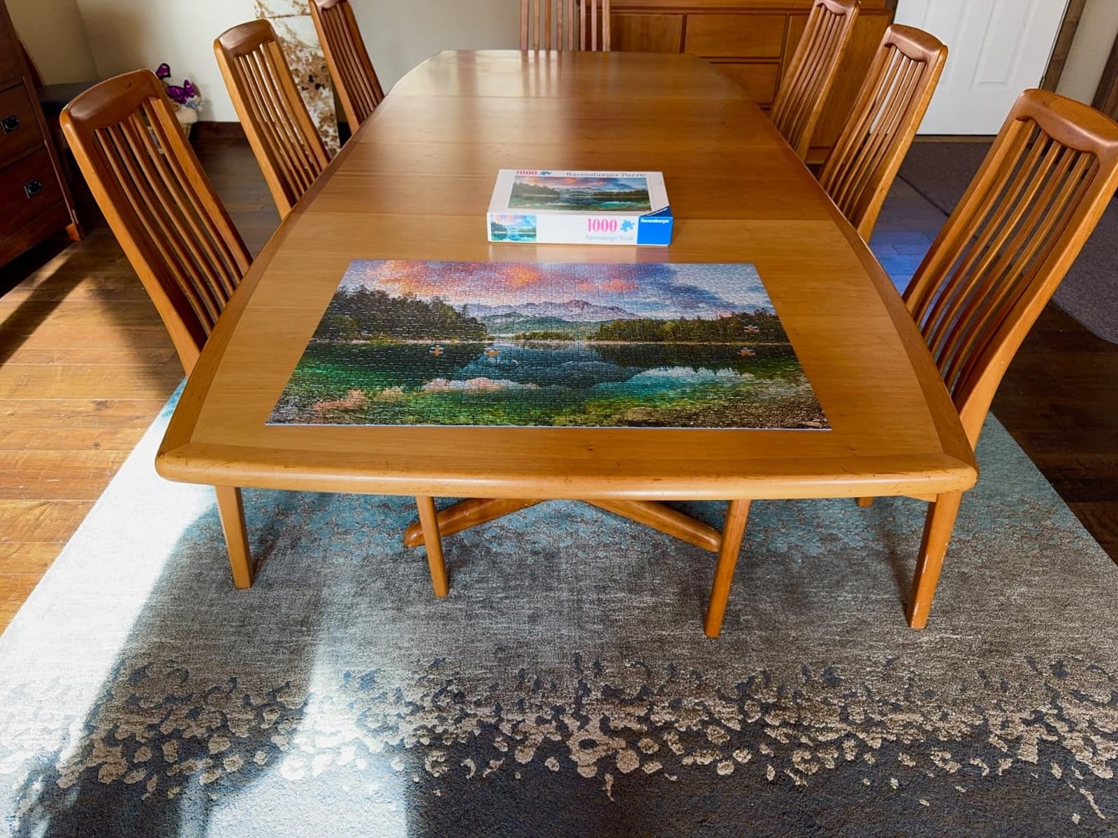 Ravensburger Eibsee Lake Germany 1000 Piece Jigsaw Puzzle, Frameable Art customer photo 2