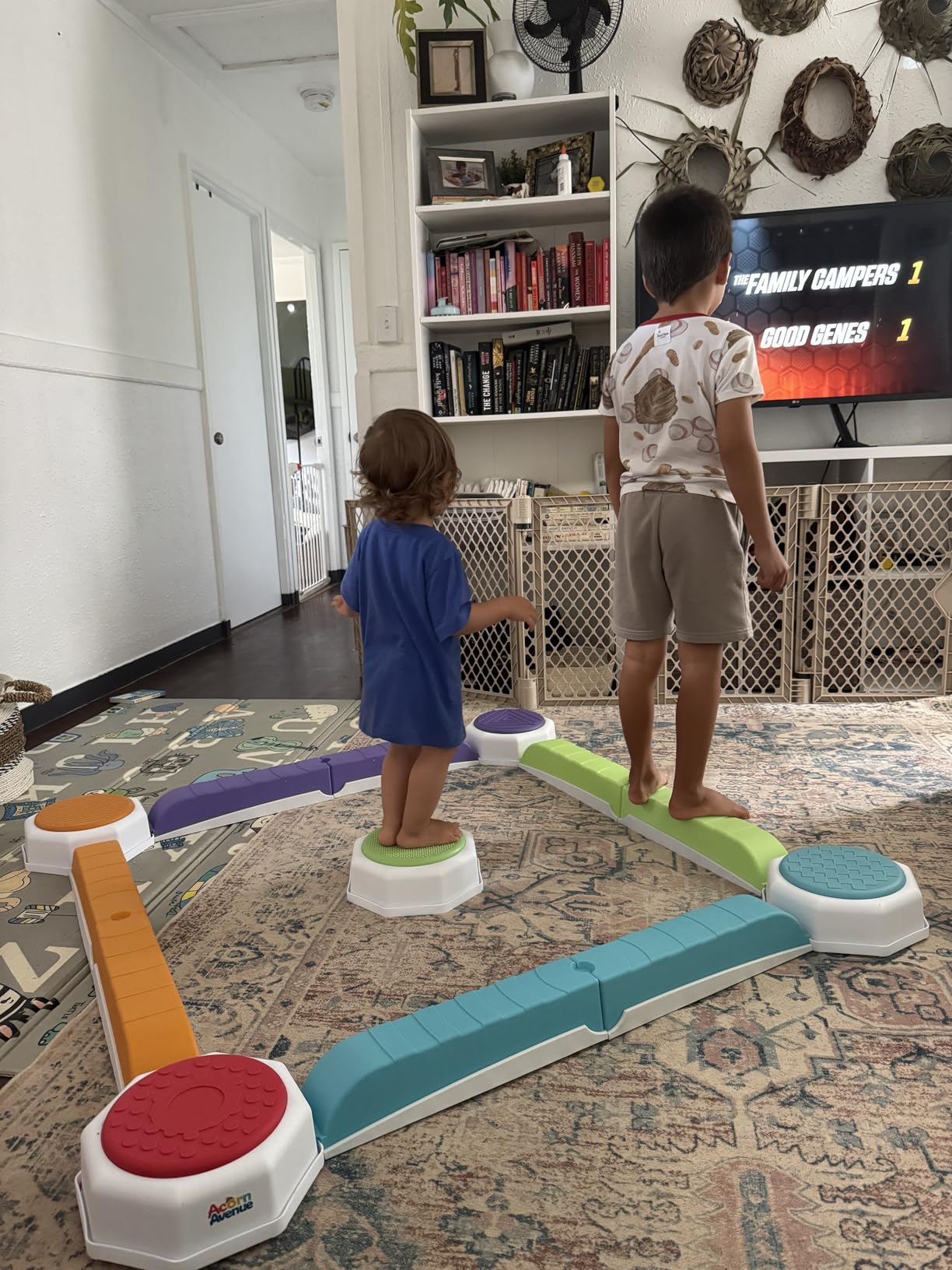Acorn Avenue Balance Beam & Stepping Stones 13 Pc - Sensory - Toddler customer photo 1