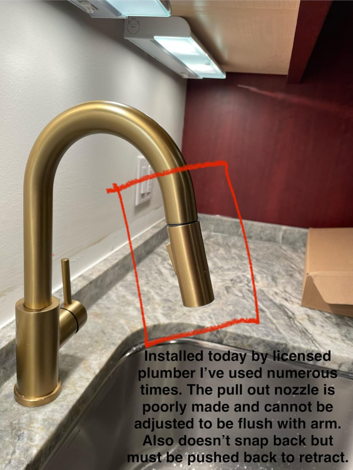 CENOSA Pot Filler Faucet Brushed Nickel for Kitchen Over Stove customer photo 1
