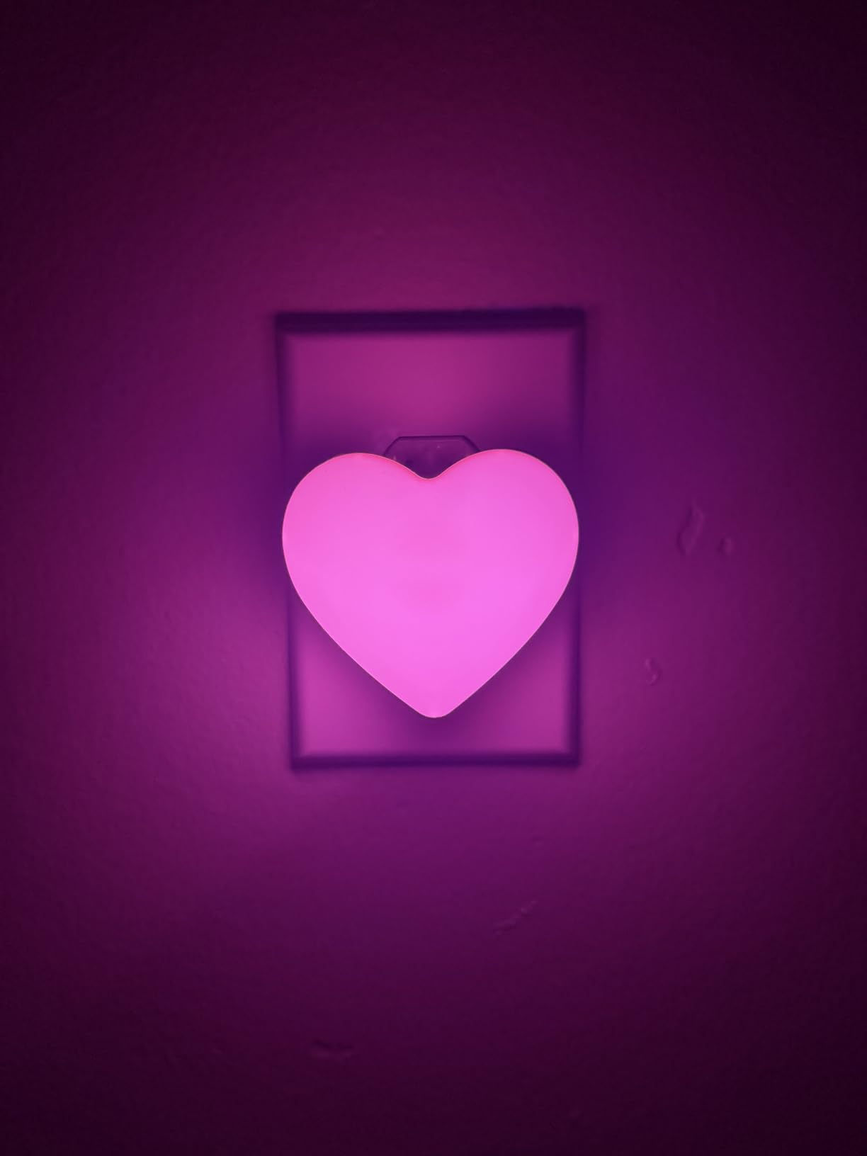INZU Night Lights Plug into Wall, LED Night Light for Kids, Cute Nightlight with Auto Dusk to Dawn Sensor, LED Nightlight with Soft Warm Light for Bedroom, Nursery, Bathroom, Hallway (Pink) customer photo 2