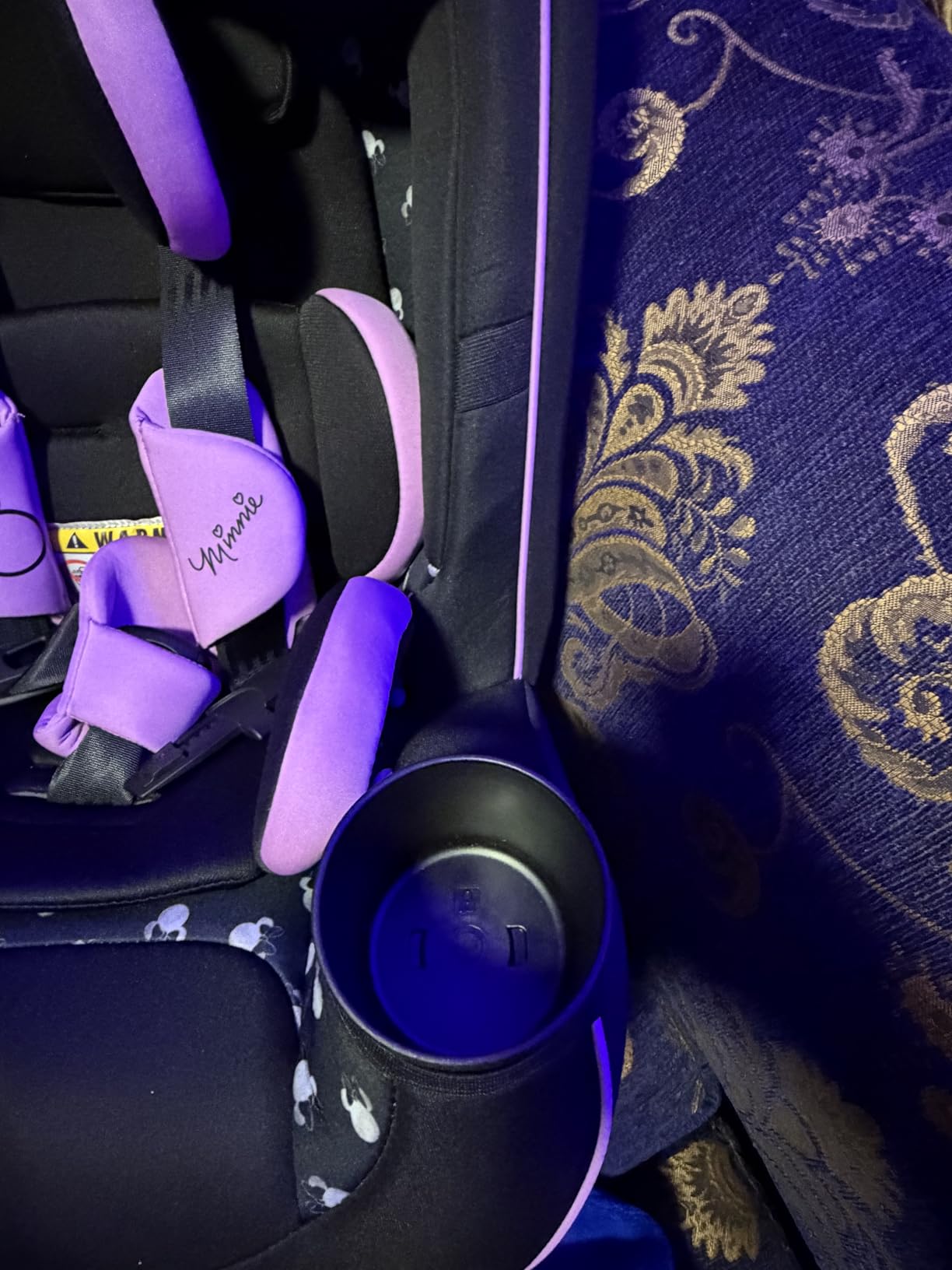 Disney Grow and Go Convertible Car Seat, Rear Facing 5-40 pounds, Forward Facing 30-65 pounds, Booster 40-100 lbs, Convert from Infant to Toddler, Mickey Sprinkle customer photo 2