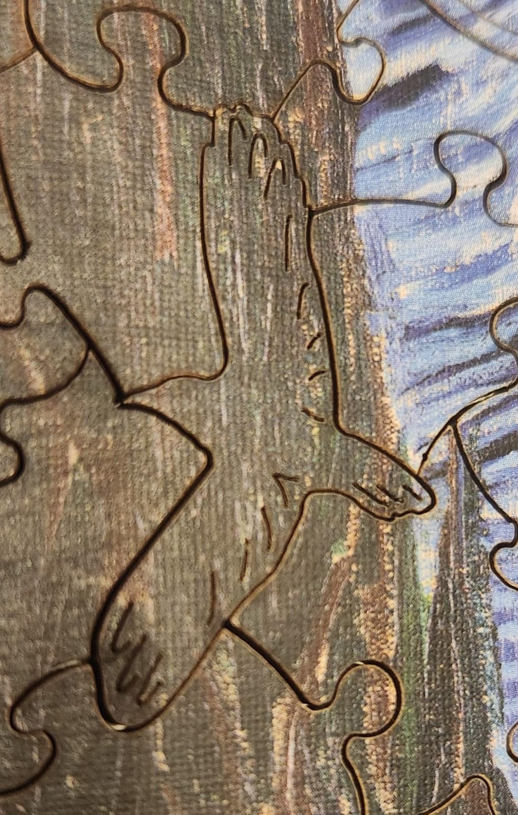 Trefl The Starry Night - 200 Piece Wooden Puzzle, 9+ | Vincent Van Gogh customer photo 2