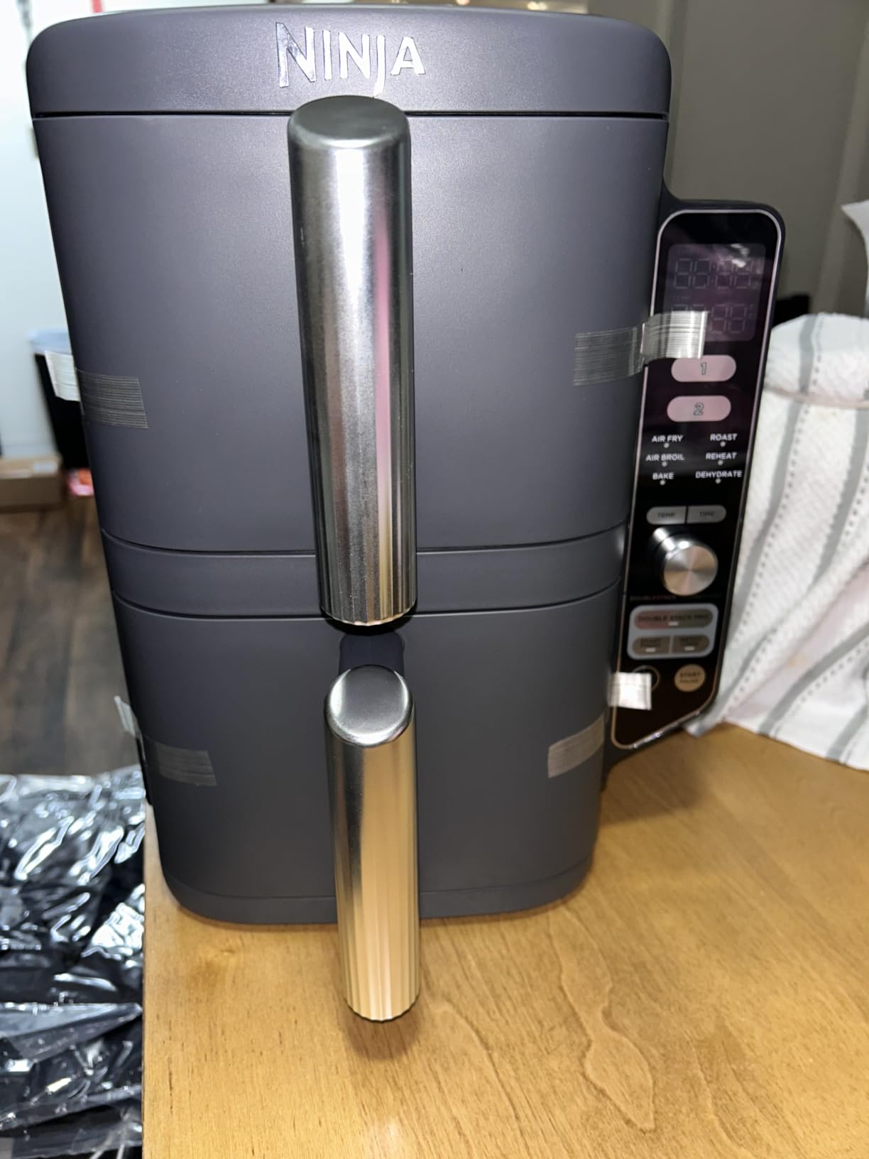 Ninja Air Fryer DoubleStack XL, 10 Qt, 6-in-1, Deep Grey, SL401 customer photo 1