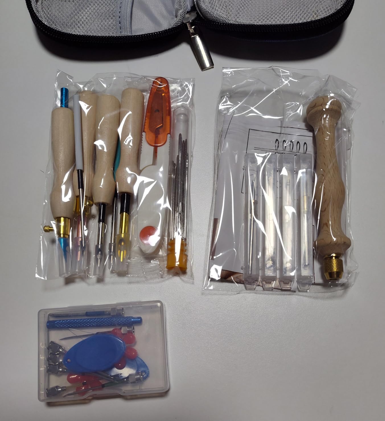 DiaWiew Punch Needle Embroidery Kit - Complete Set for Needle Punching - Includes Adjustable Punch Needle Tool and Wooden Handle Embroidery Pen Set - Ideal for Adults Beginners customer photo 1