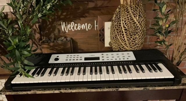 Yamaha 61-Key Portable Keyboard for Beginners with Built-In Songs, Quiz Mode, Music Rest, with Power Adapter YPT280 customer photo 1