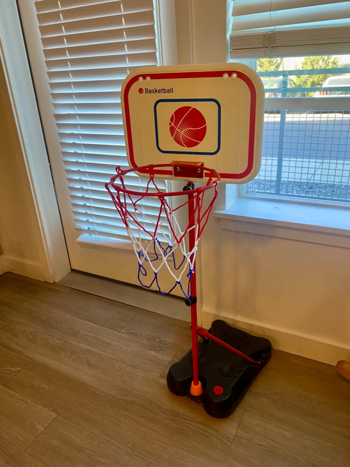 HopeRock 2 in 1 Kids Basketball Hoop and T Ball Set customer photo 2