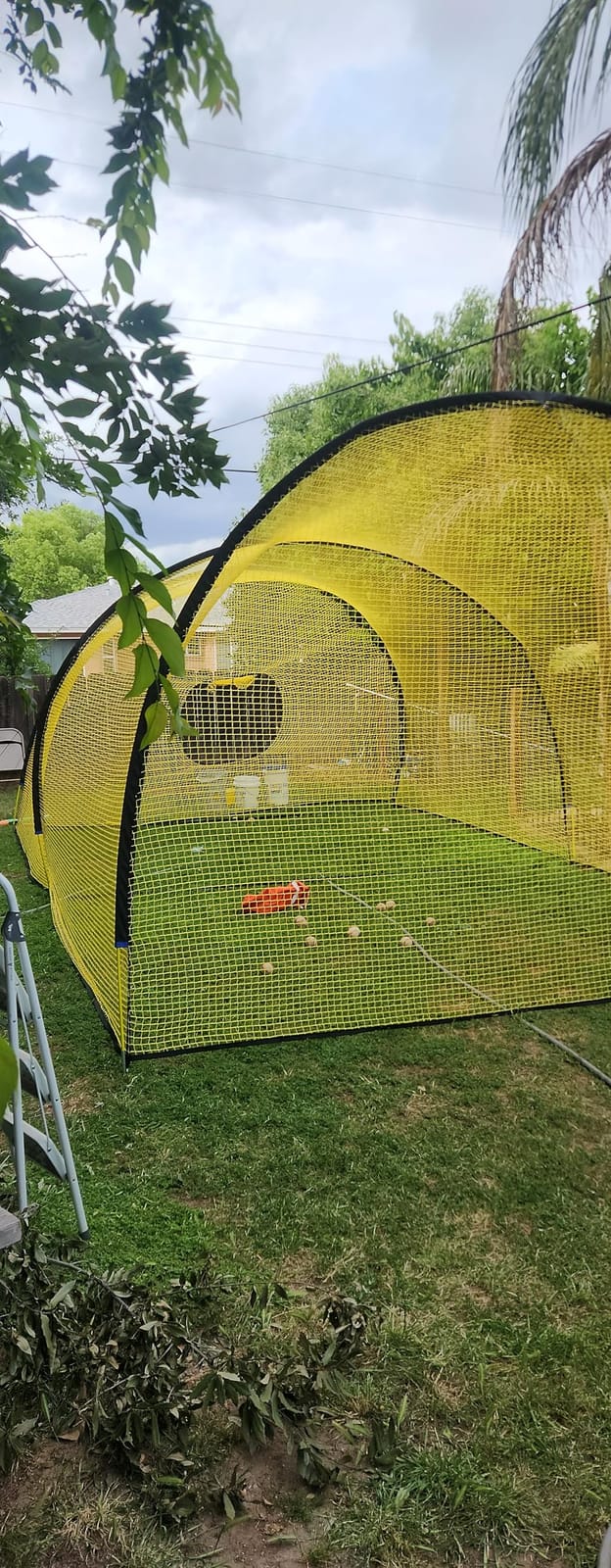 Apex Sports Portable Batting Cage 22x12x8 Ft, Baseball & Softball Net Cage customer photo 1