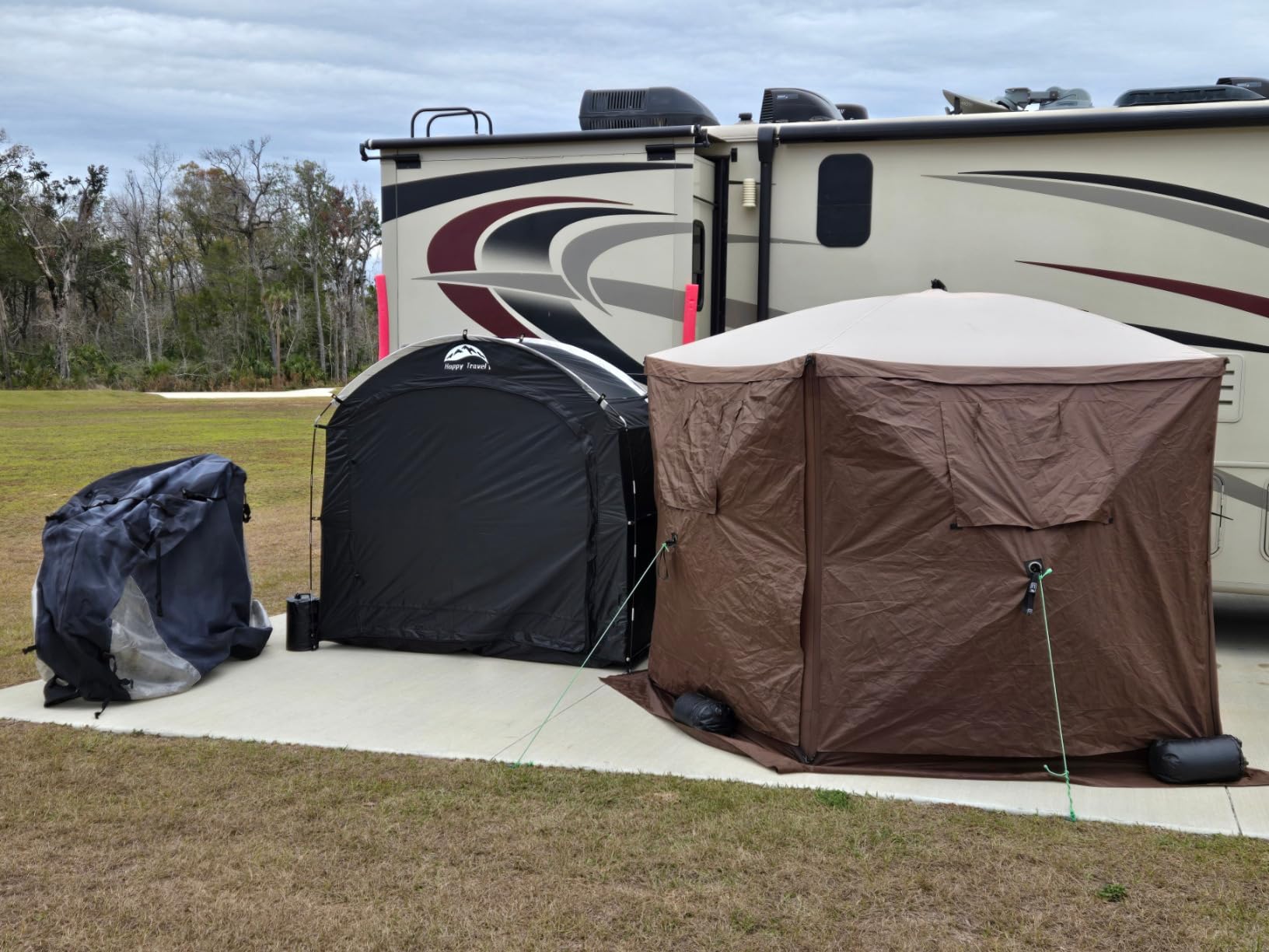 Happy Travel Bike Storage Shed Tent, Waterproof Portable Bicycle Cover Shed customer photo 2