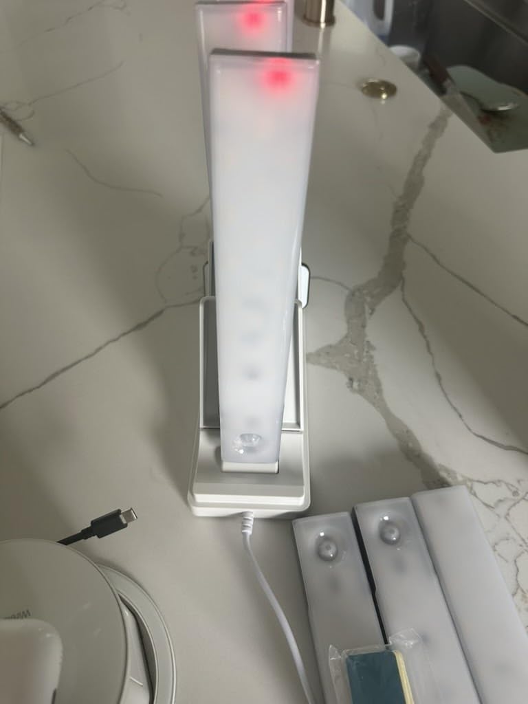 EZVALO Under Cabinet Lighting with Charging Station, Motion Sensor Lights customer photo 1