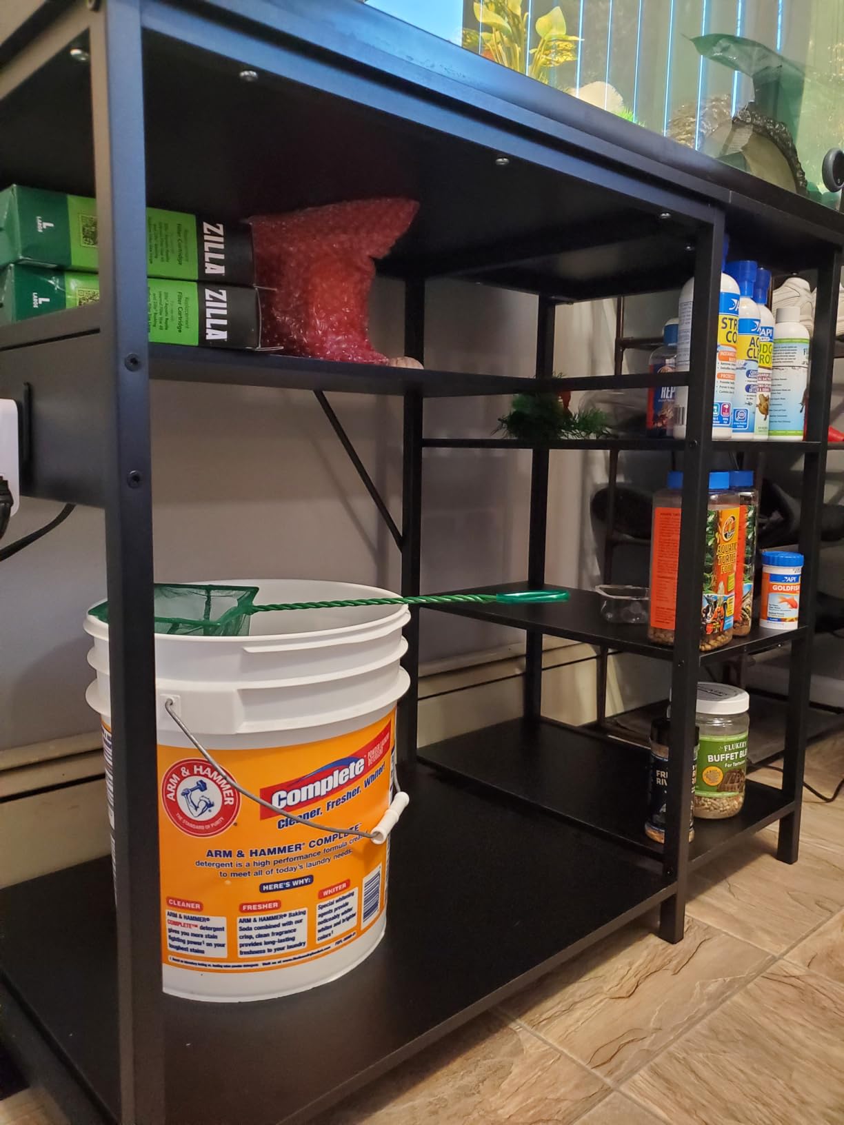 Keelian 55-75 Gallon Fish Tank Stand With Power Outlets for Aquarium Stand customer photo 1