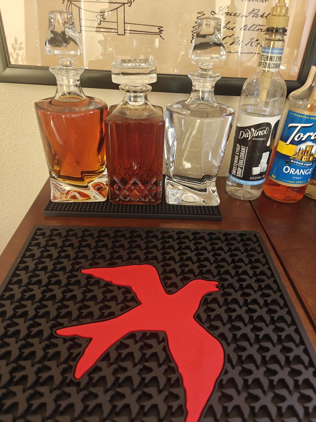 Square 25Oz Whiskey Liquor Decanter Set With 2 Glasses in Box | Decanter Set for Scotch Liquor,Whiskey Wine Bourbon customer photo 2