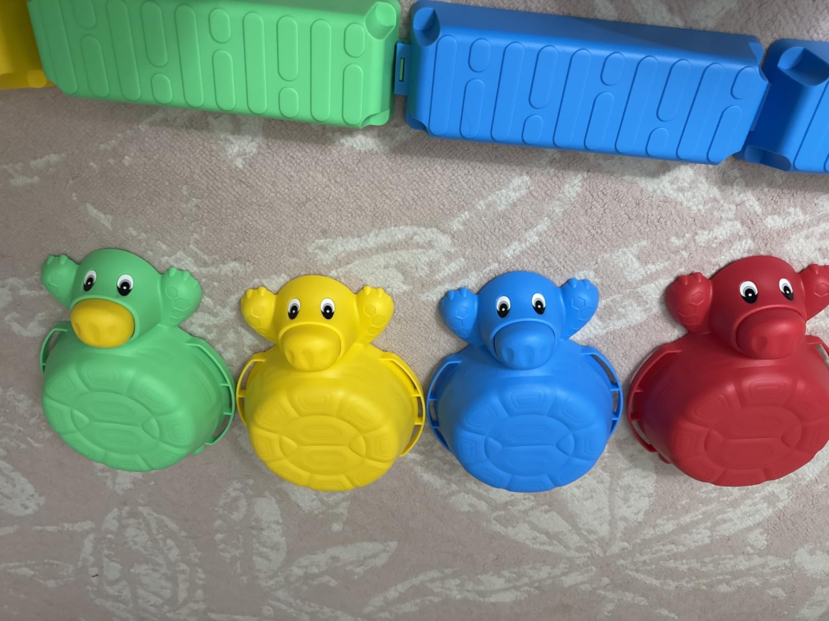 Balance Beams Stepping Stones For Kids - 12 Piece Turtle Jumping Stepping Stones Balance Beams, Kids Indoor or Outdoor Play Obstacle Course, Stocking Stuffers for Active Kid Ages 2 3 4 5 6 Year Old customer photo 1