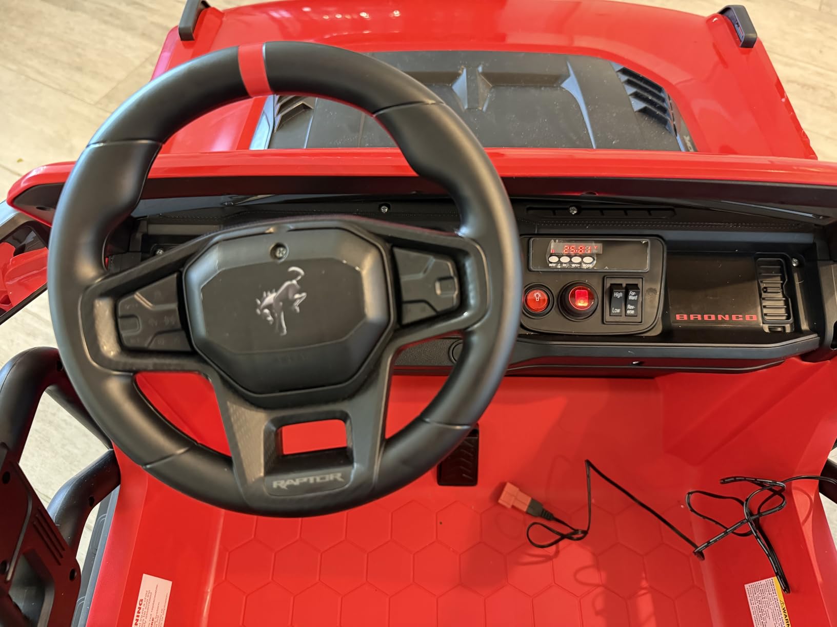 First Ride On 24V Ride on Toys for Big Kids, Licensed Ford Bronco Raptor 2 Seater Ride on Cars with Remote Control, Ride on Truck w/ 4-Wheeler Suspension, 3 Speeds, Led Lights, Bluetooth (24V, Pink) customer photo 1