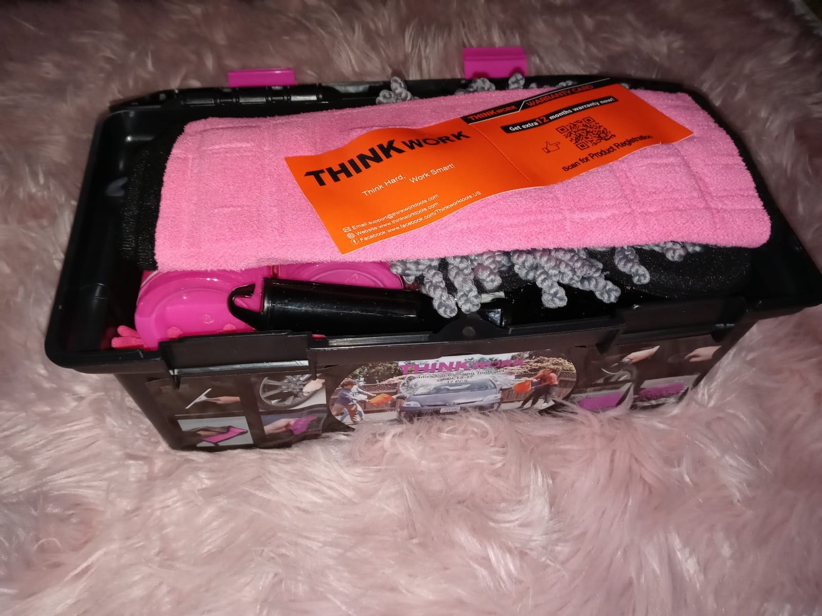 THINKWORK Car Cleaning Kit with High Power Vacuum,31PCS Car Detailing Kit customer photo 2