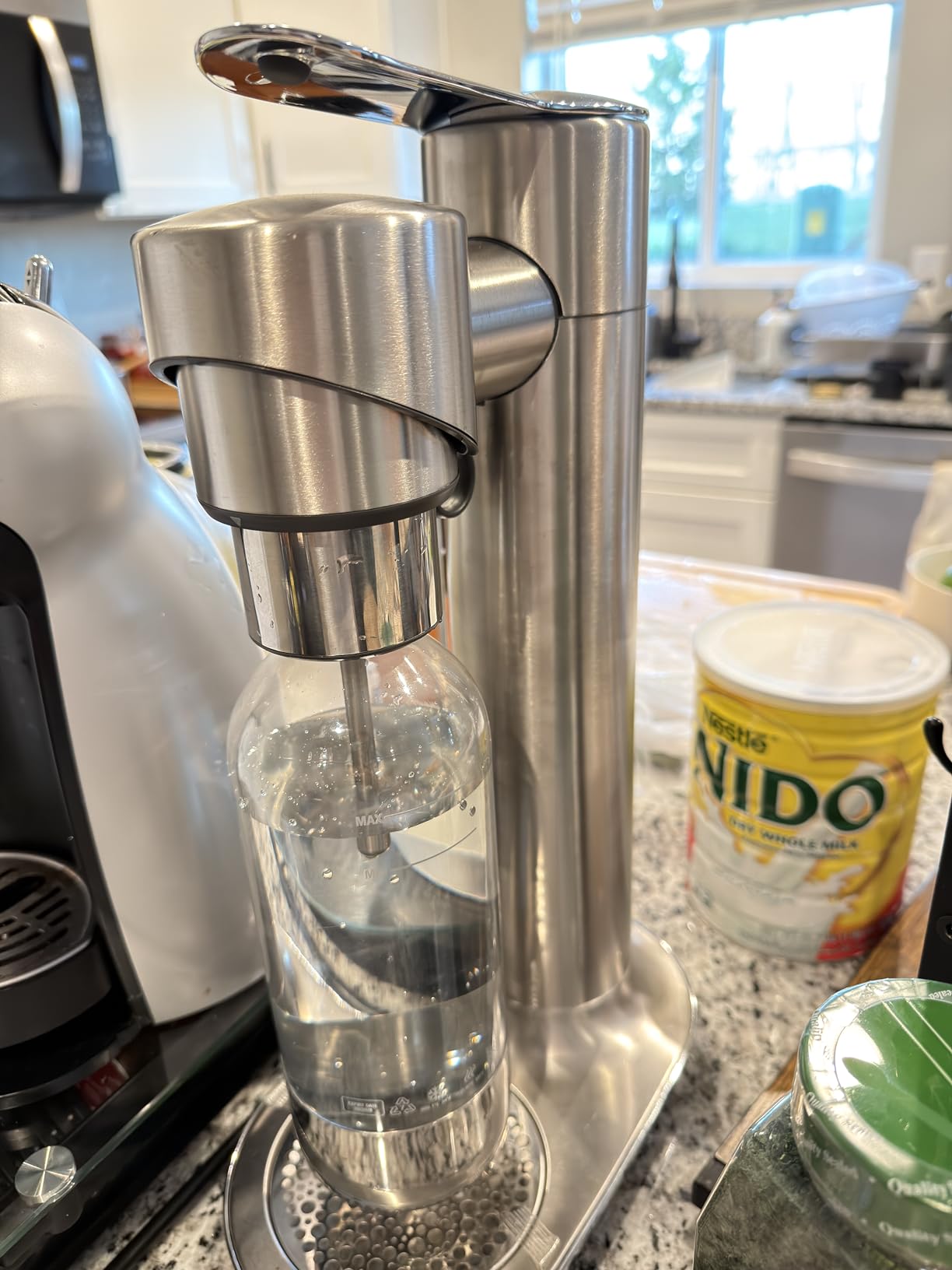 Breville InFizz Fusion Sparkling Drink Carbonator, Brushed Stainless Steel customer photo 2