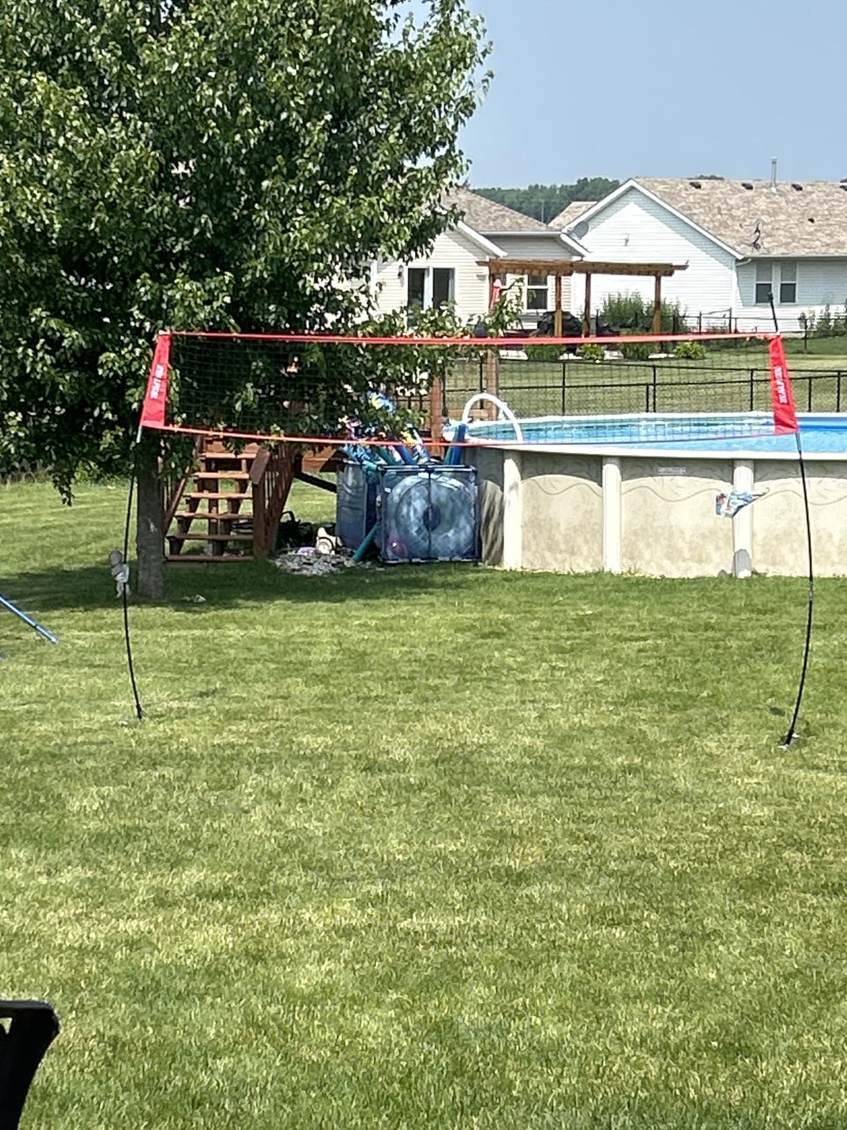 ZEALFEEL Volleyball Net,12/20ft Portable Height-Adjustable Set for Backyard customer photo 2